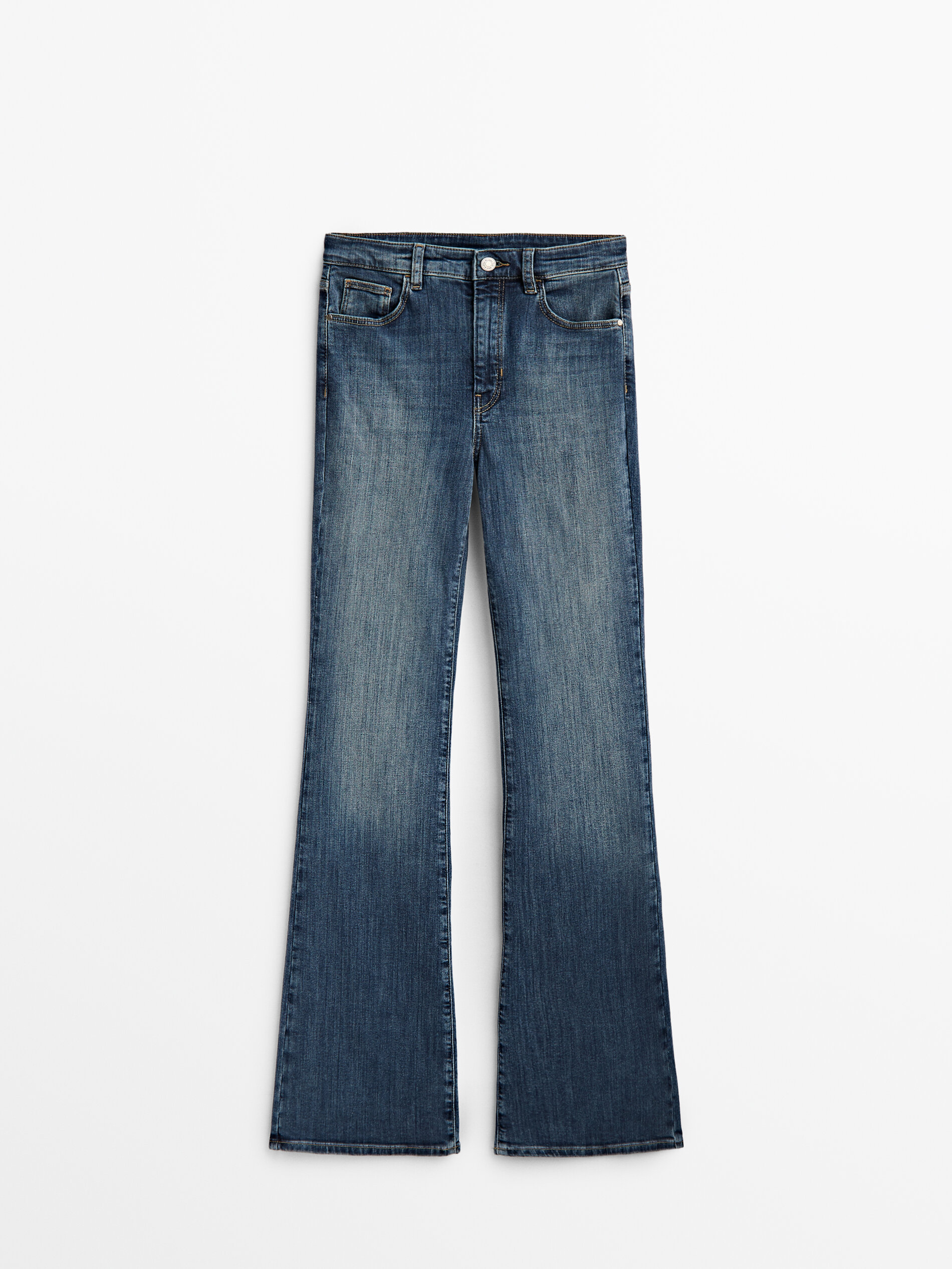 High-waist skinny flare jeans - Massimo 