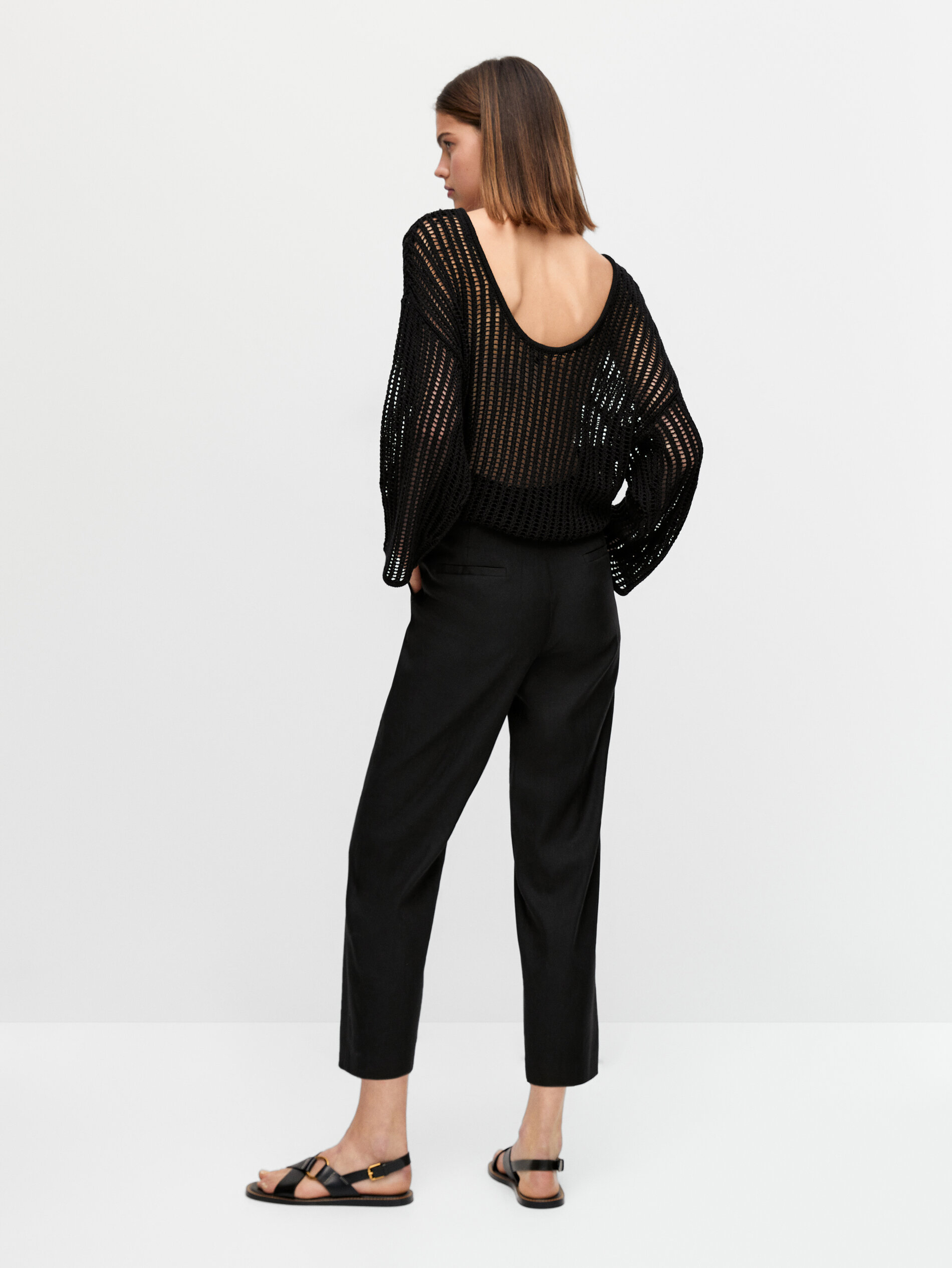 linen trousers - Massimo Dutti 