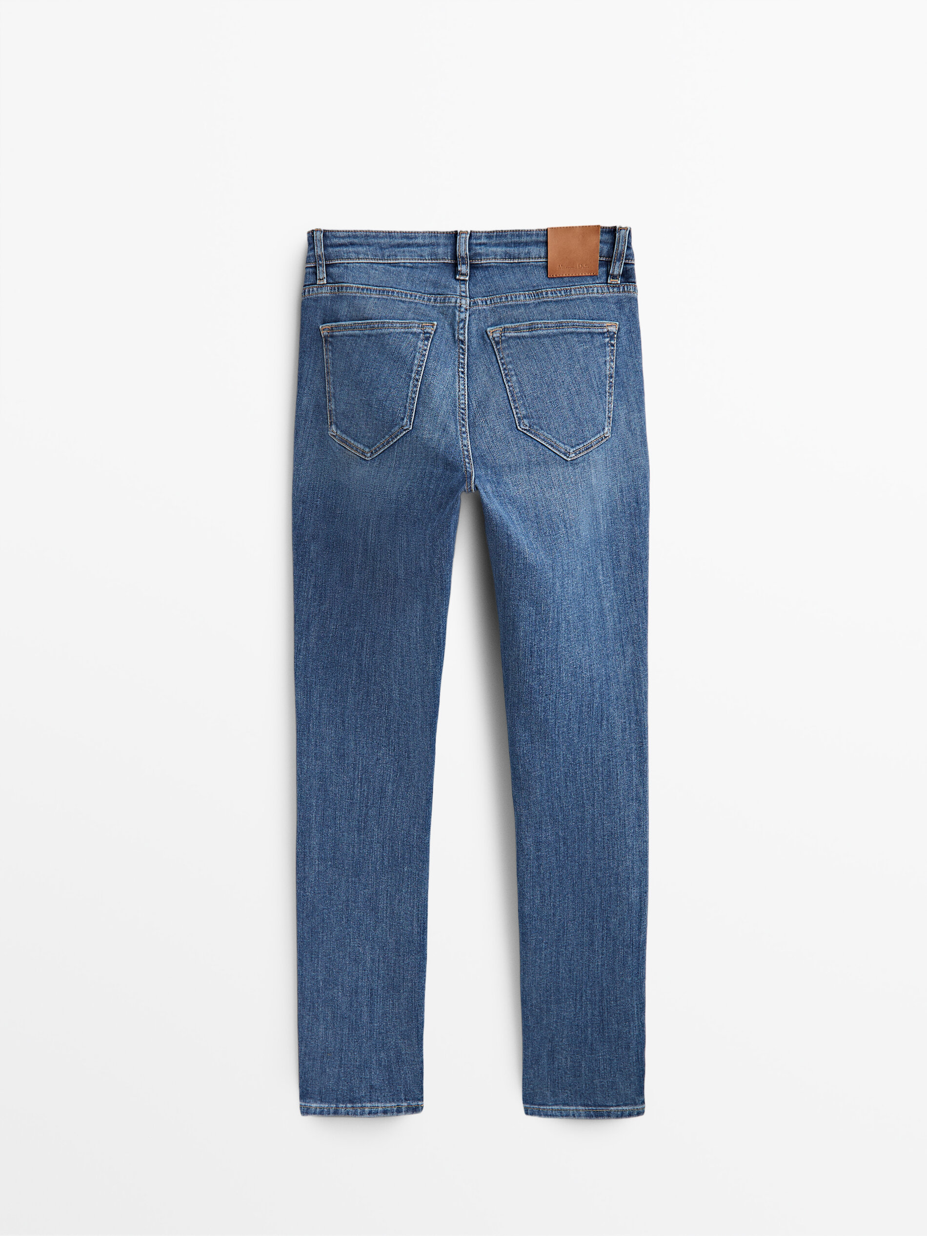 Mid-rise skinny jeans - Massimo Dutti 
