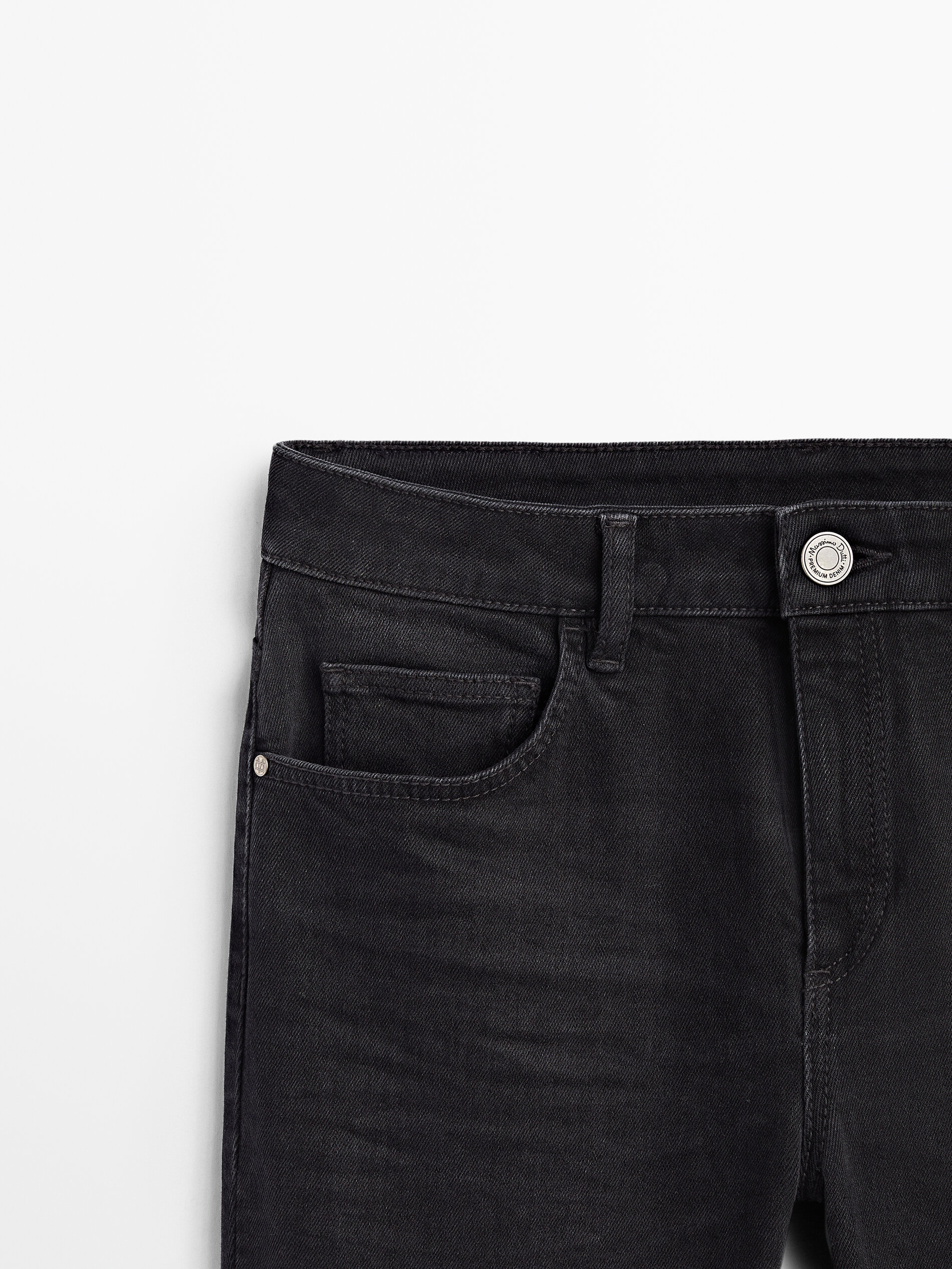 JEANS NERI MID RISE SKINNY FIT - Massimo Dutti Italia