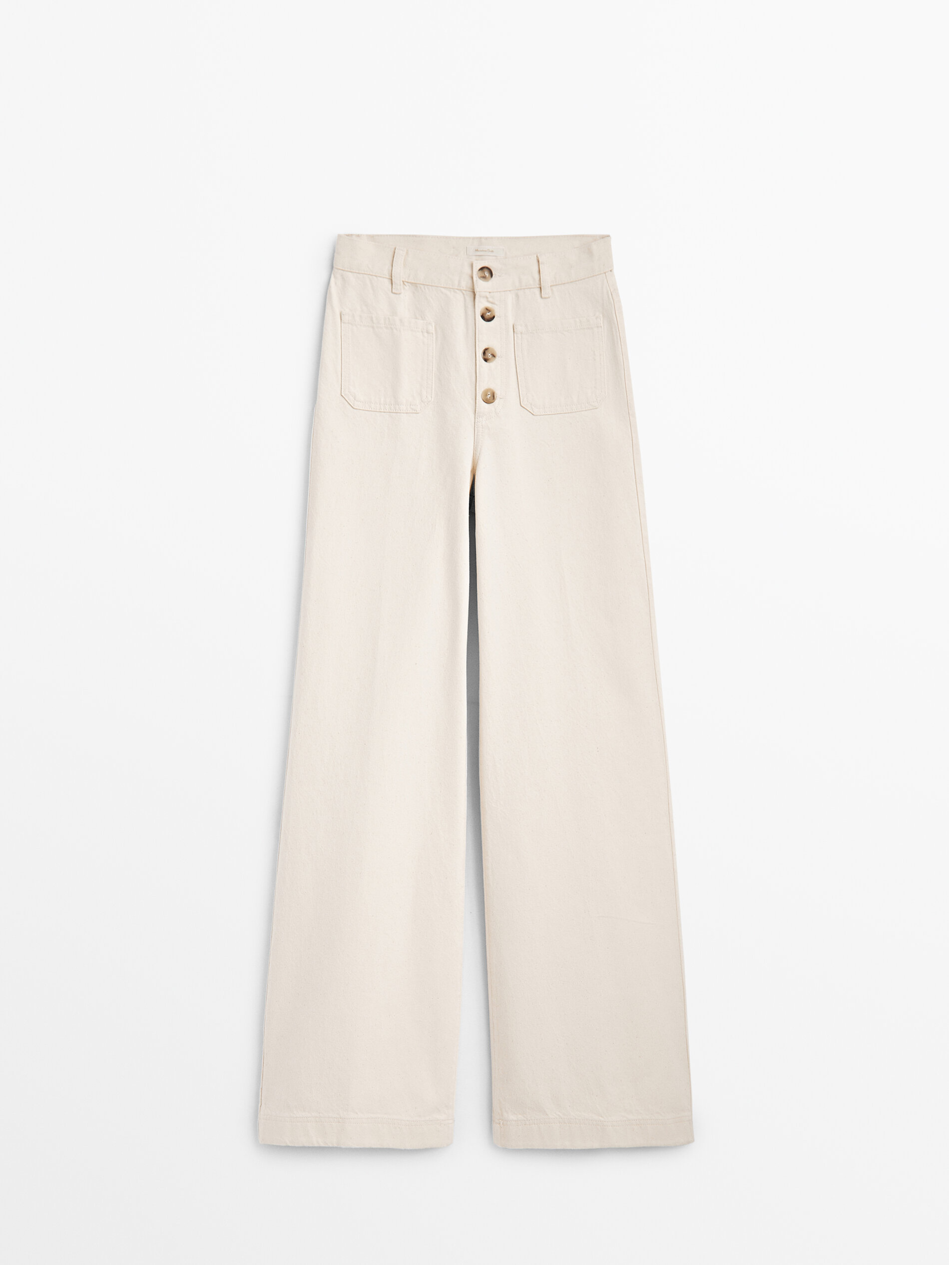 Pantalón vaquero pierna ancha - Massimo Dutti España