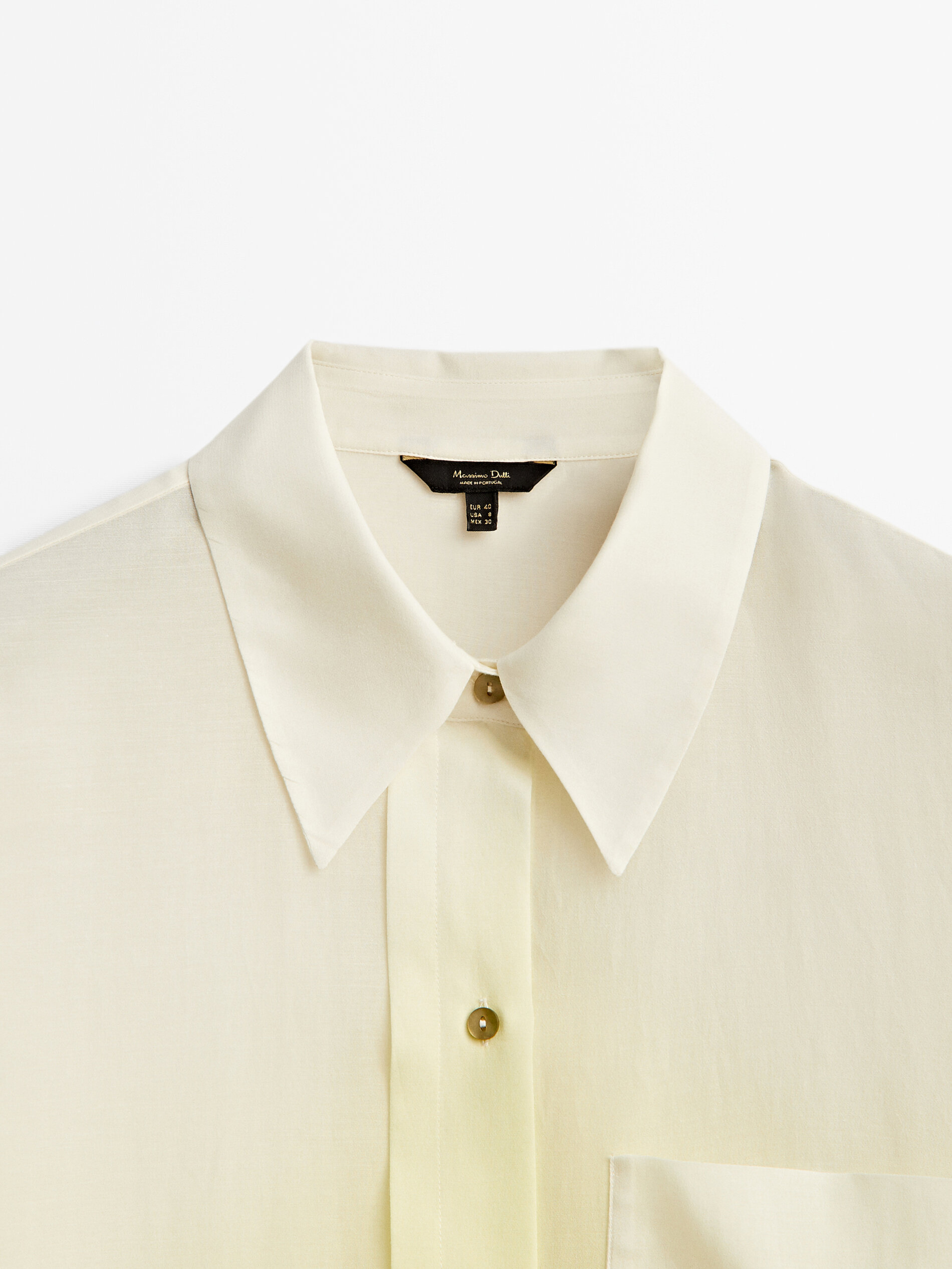 Ombré colour semi-sheer shirt - Massimo 