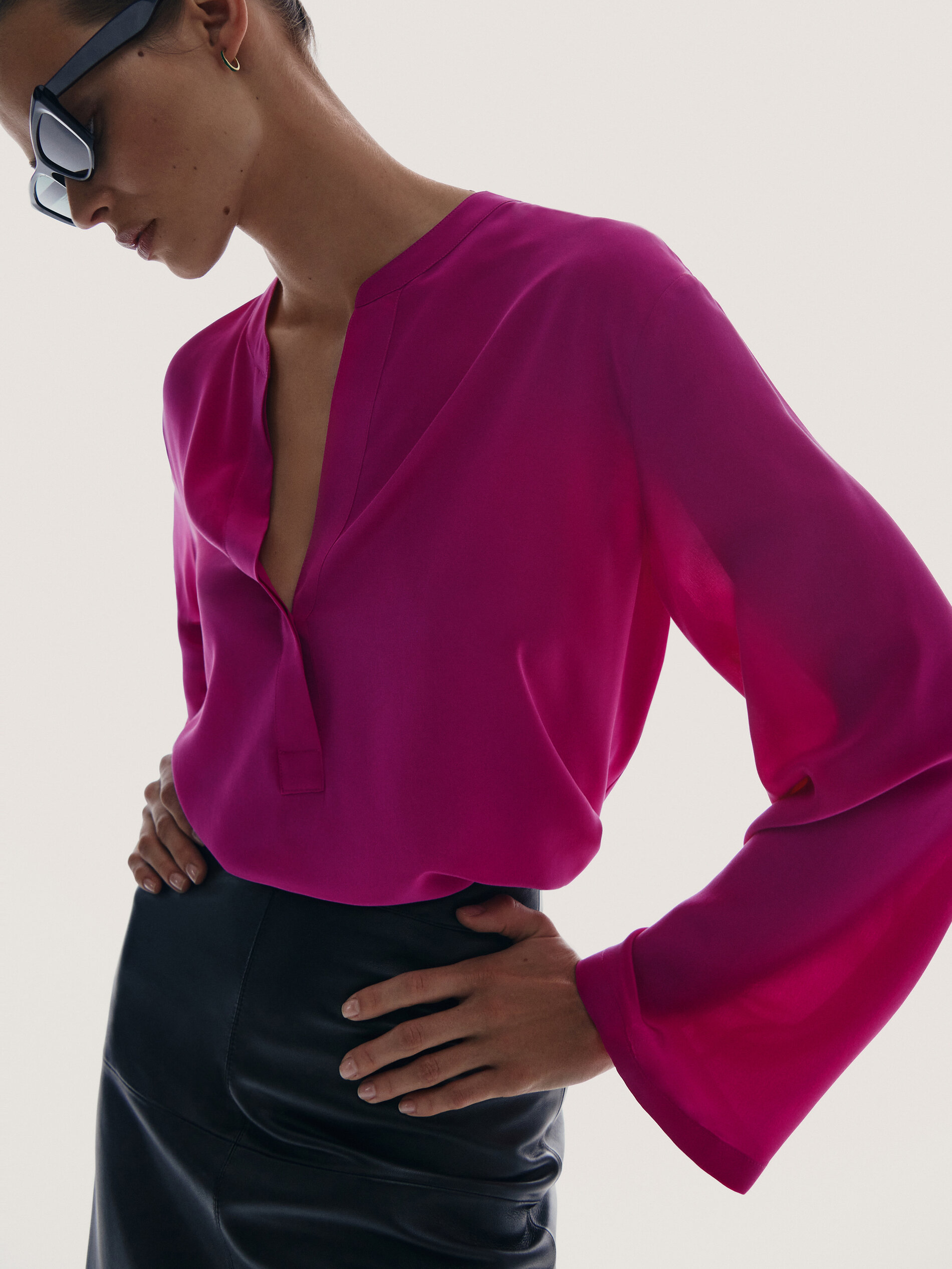 Camisas de seda para mujer - Massimo Dutti España