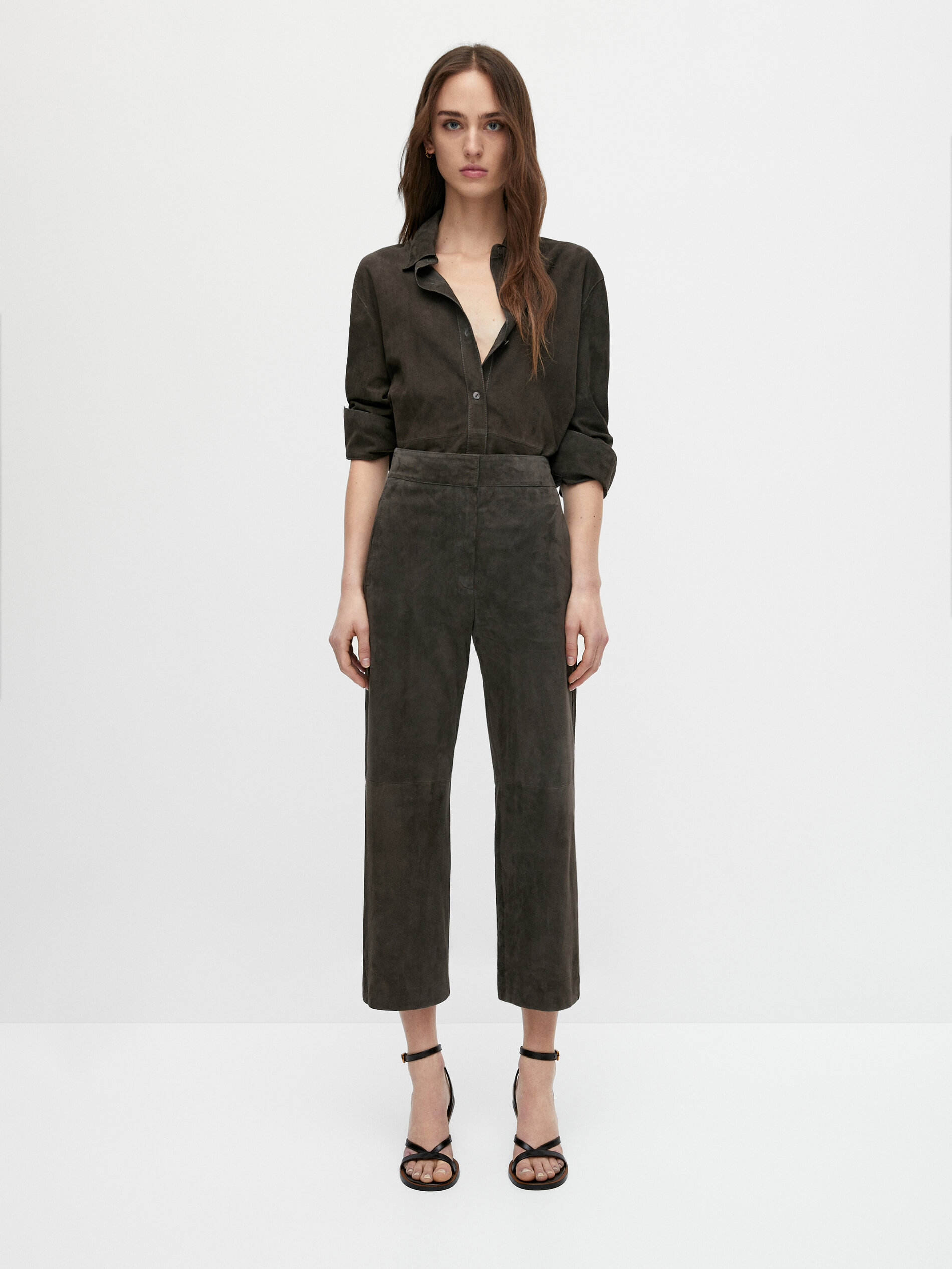 Pantalones casual para mujer - Massimo Dutti España