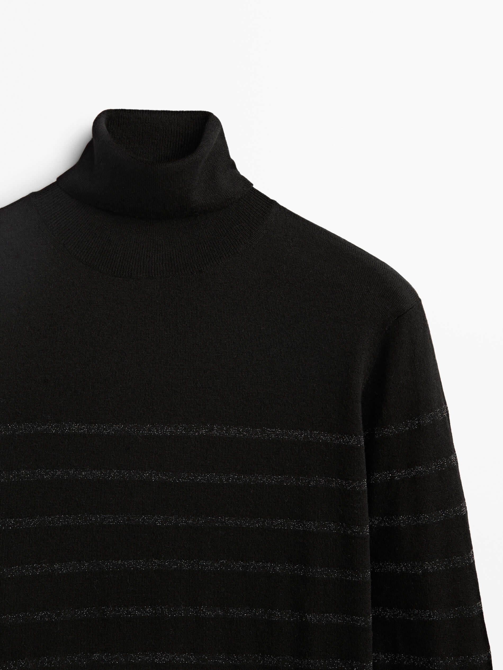 massimo dutti high neck sweater