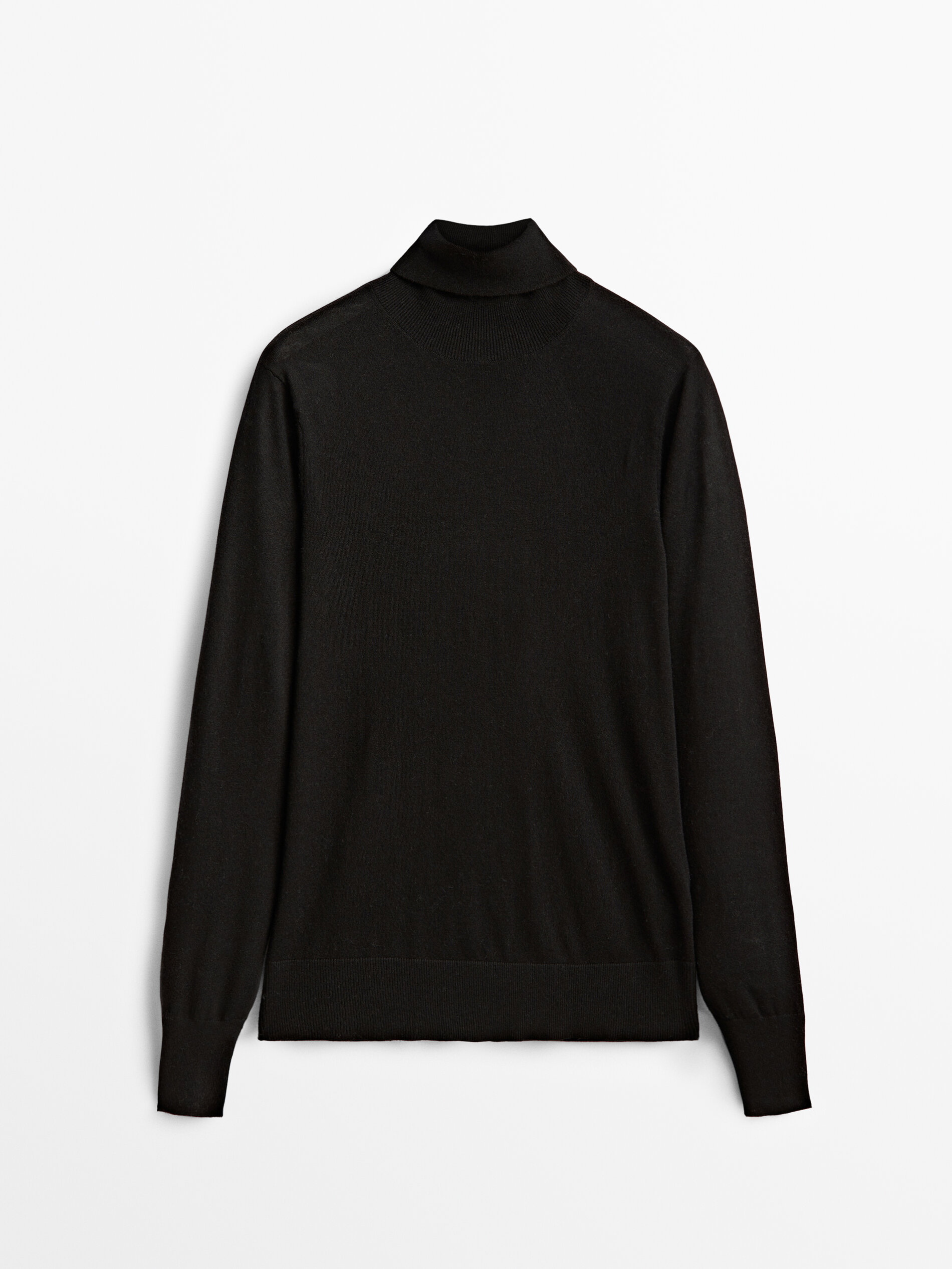 massimo dutti high neck sweater