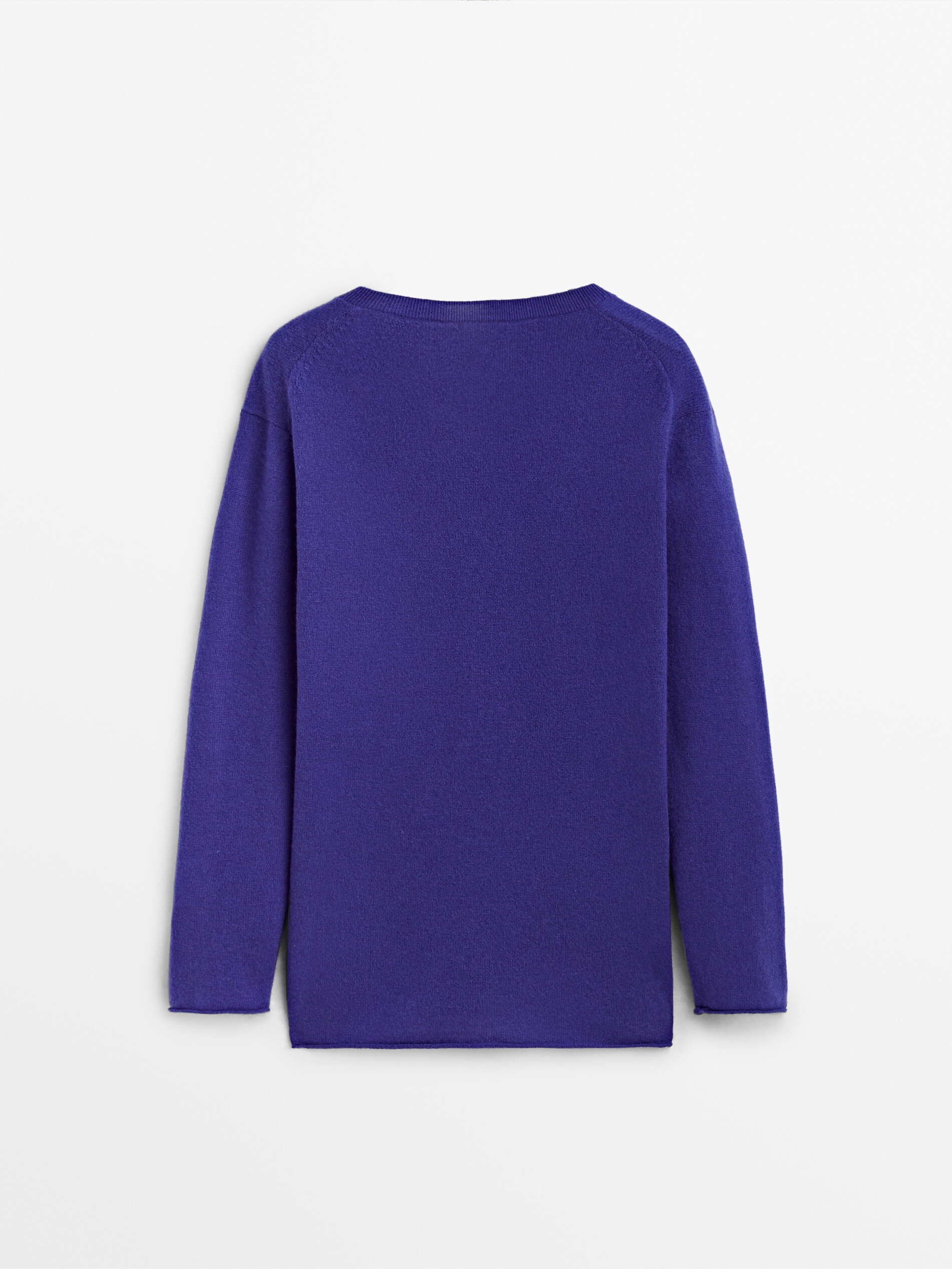 100% cashmere v-neck sweater - Massimo 