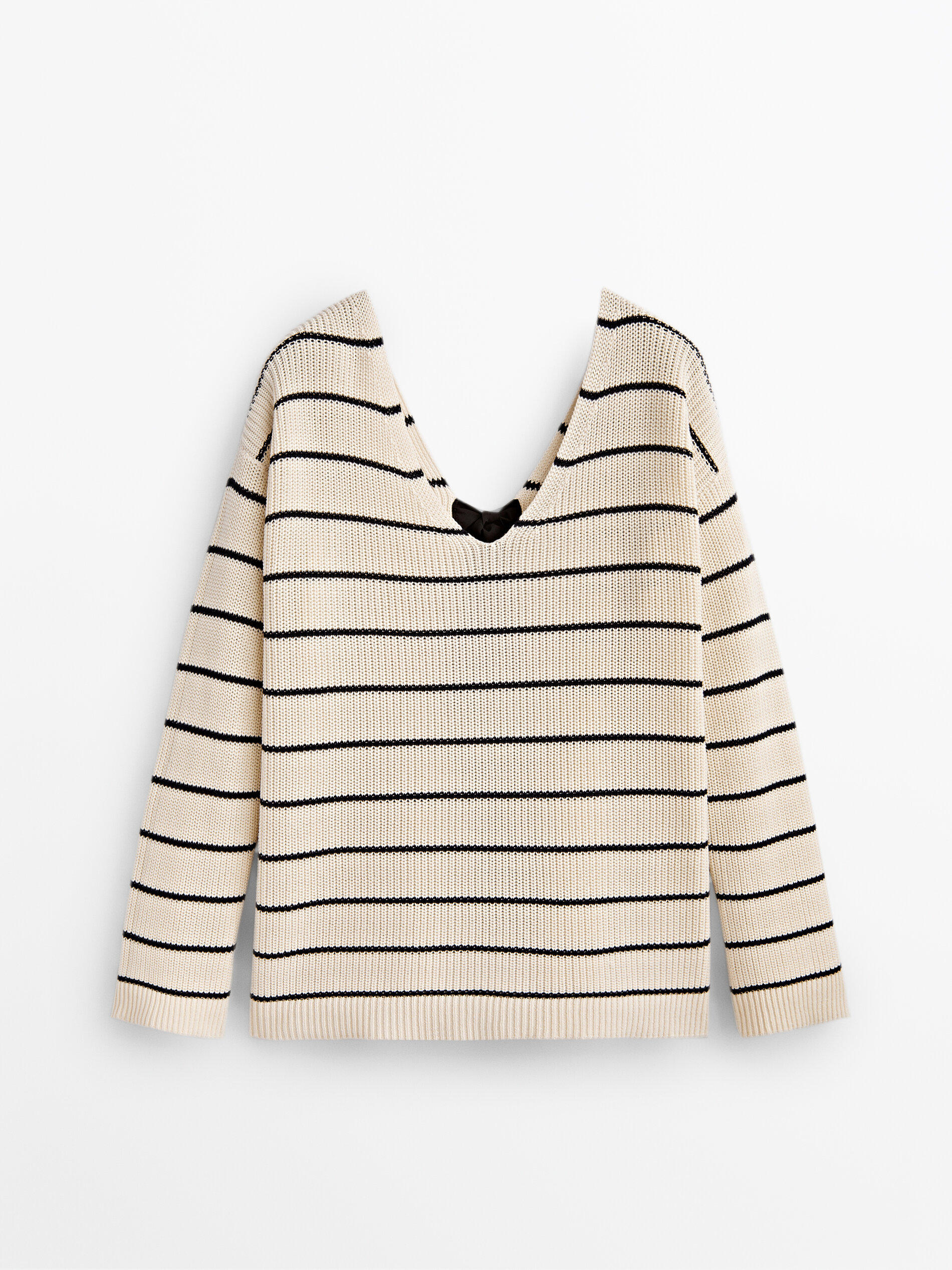 massimo dutti striped jumper