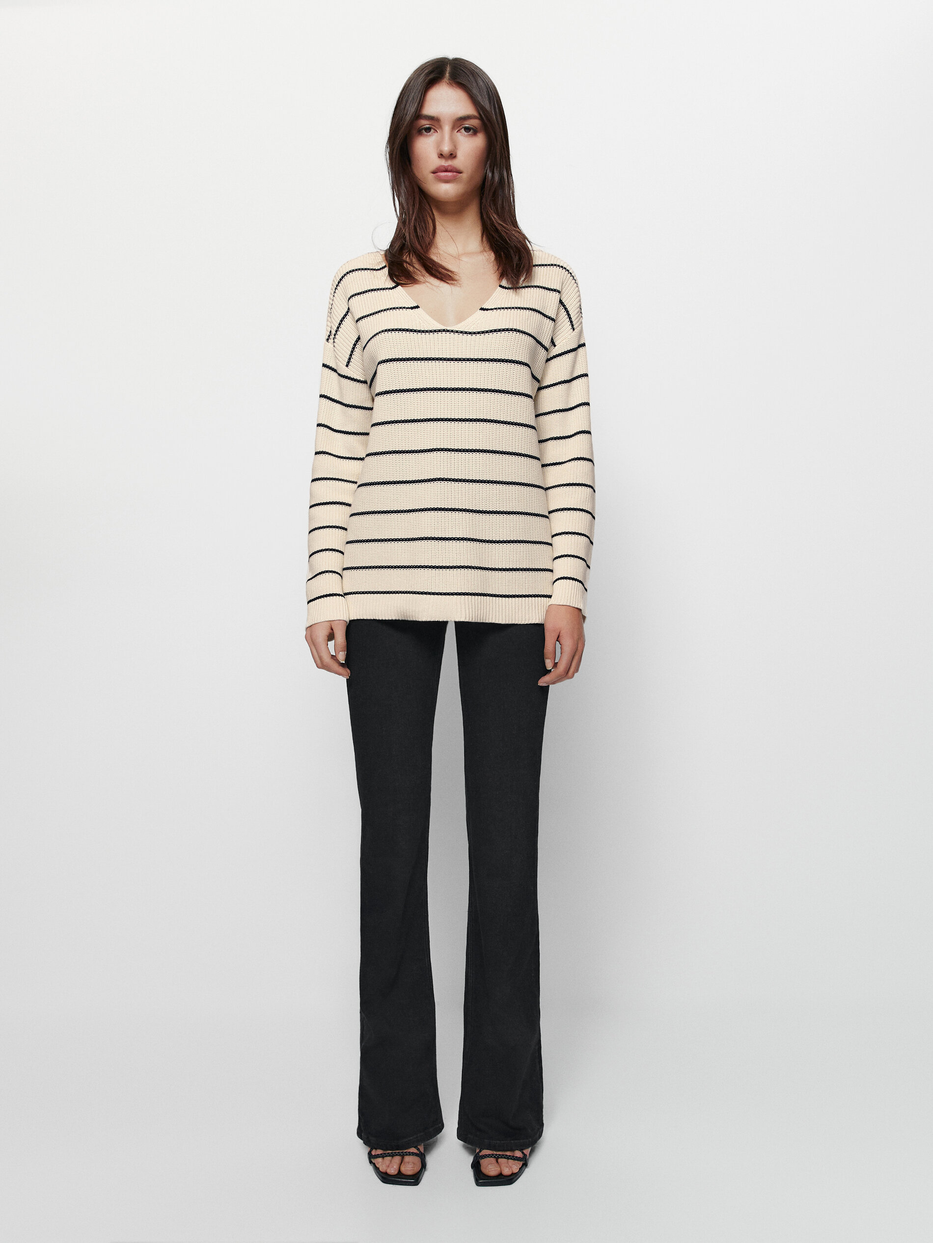 massimo dutti striped jumper