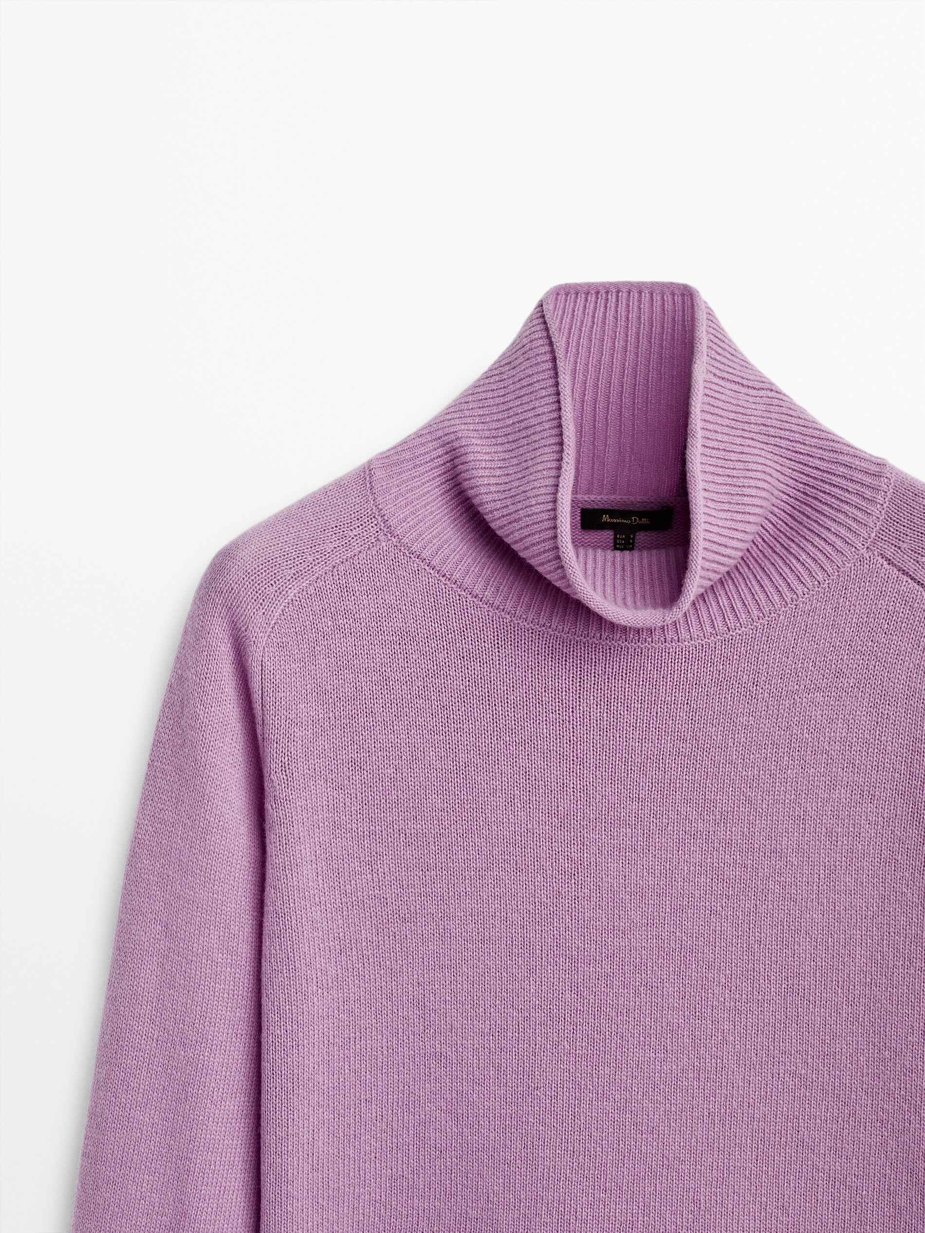massimo dutti high neck sweater