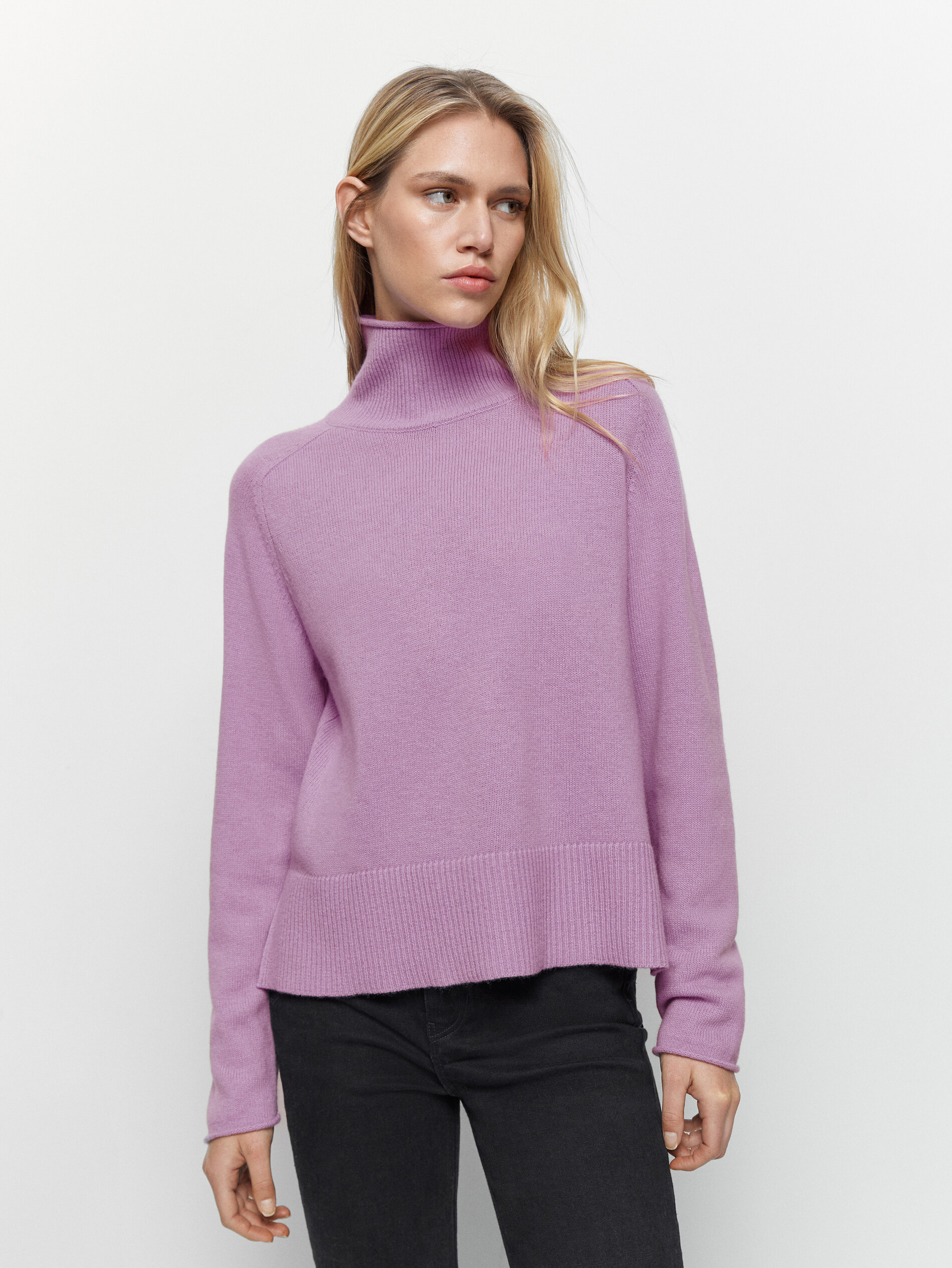women's mock turtleneck