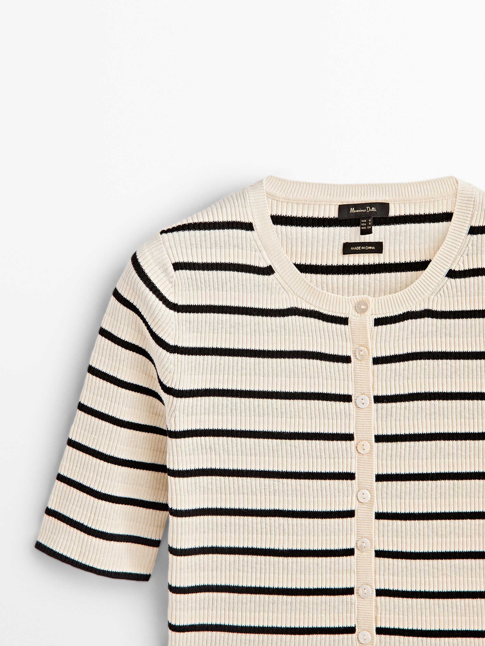 massimo dutti striped jumper