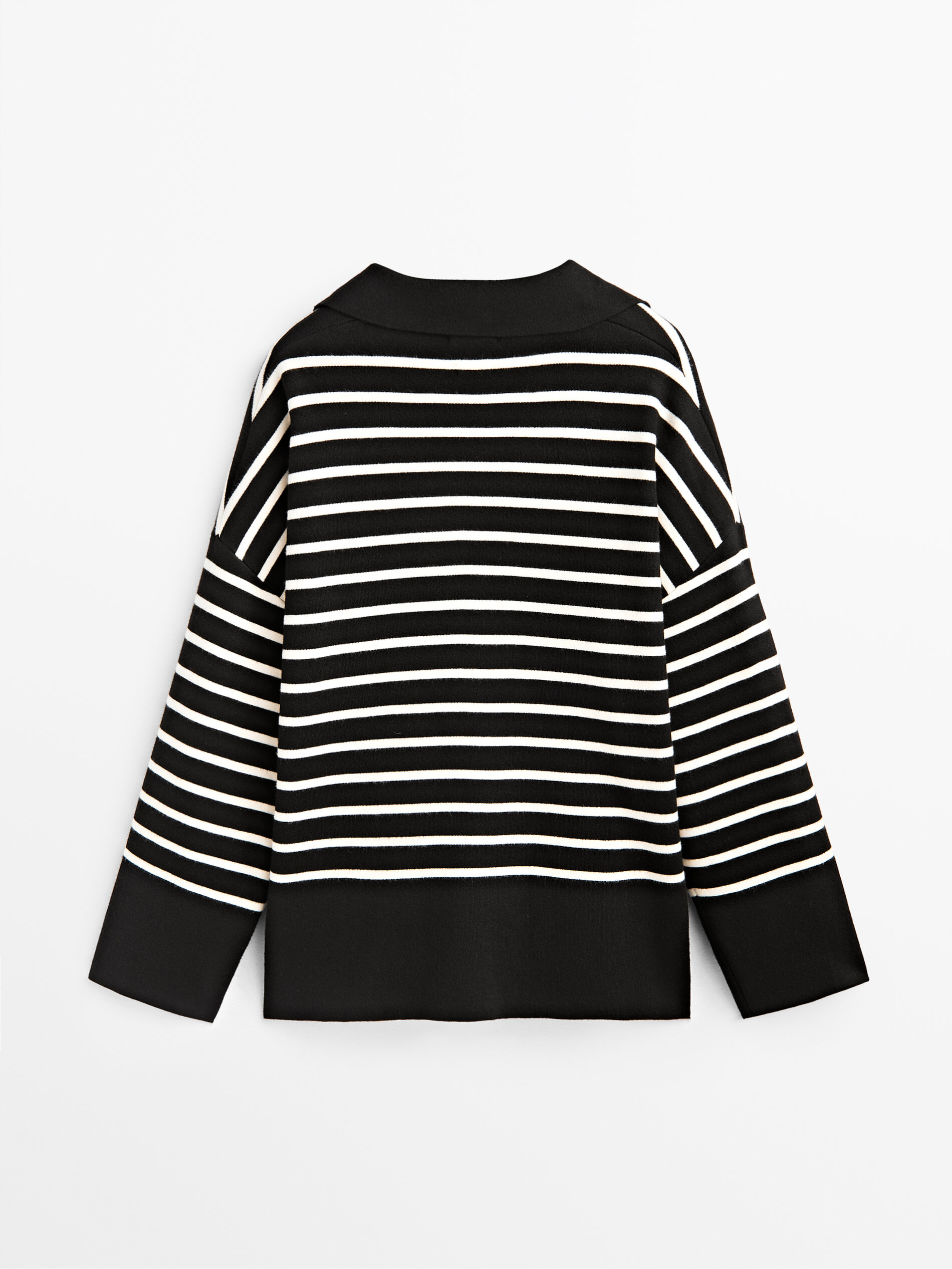 long sleeve striped sweater