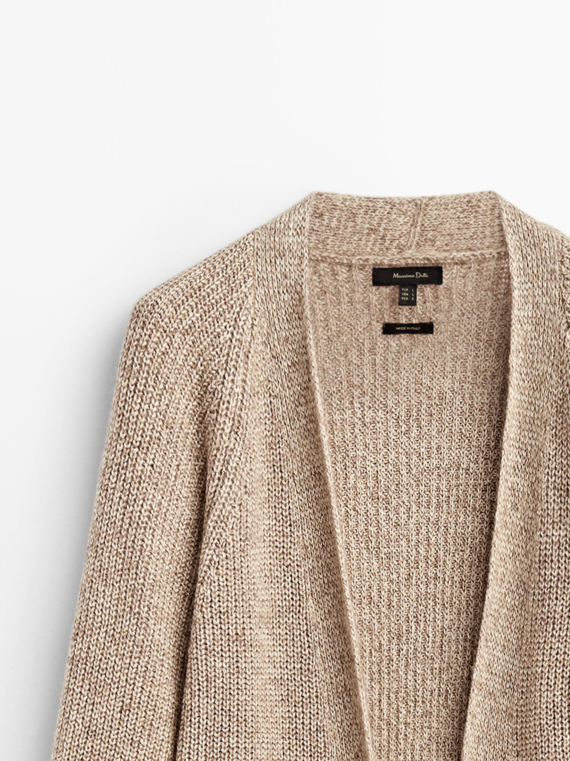 massimo dutti long cardigan