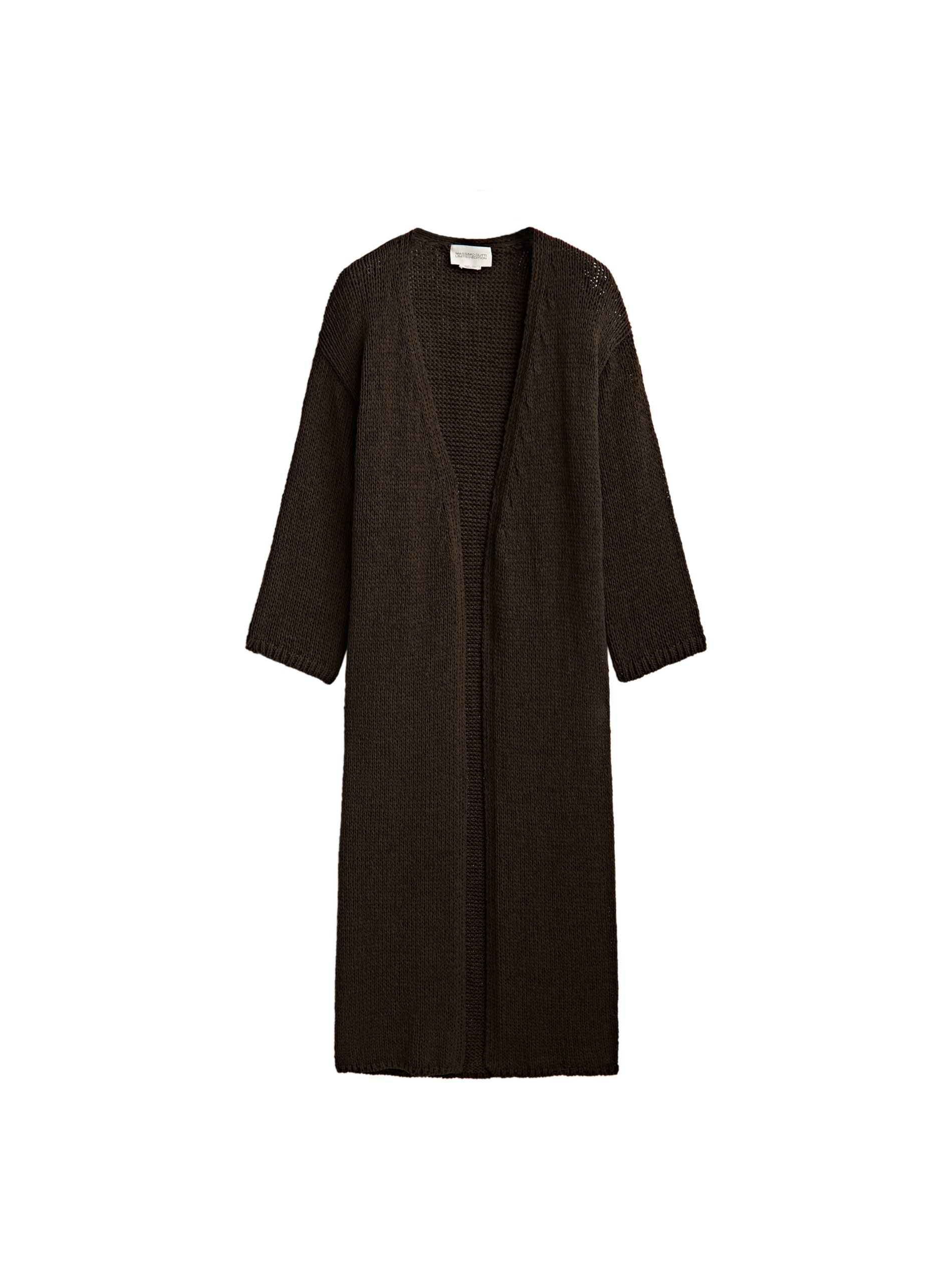 long jersey cardigan