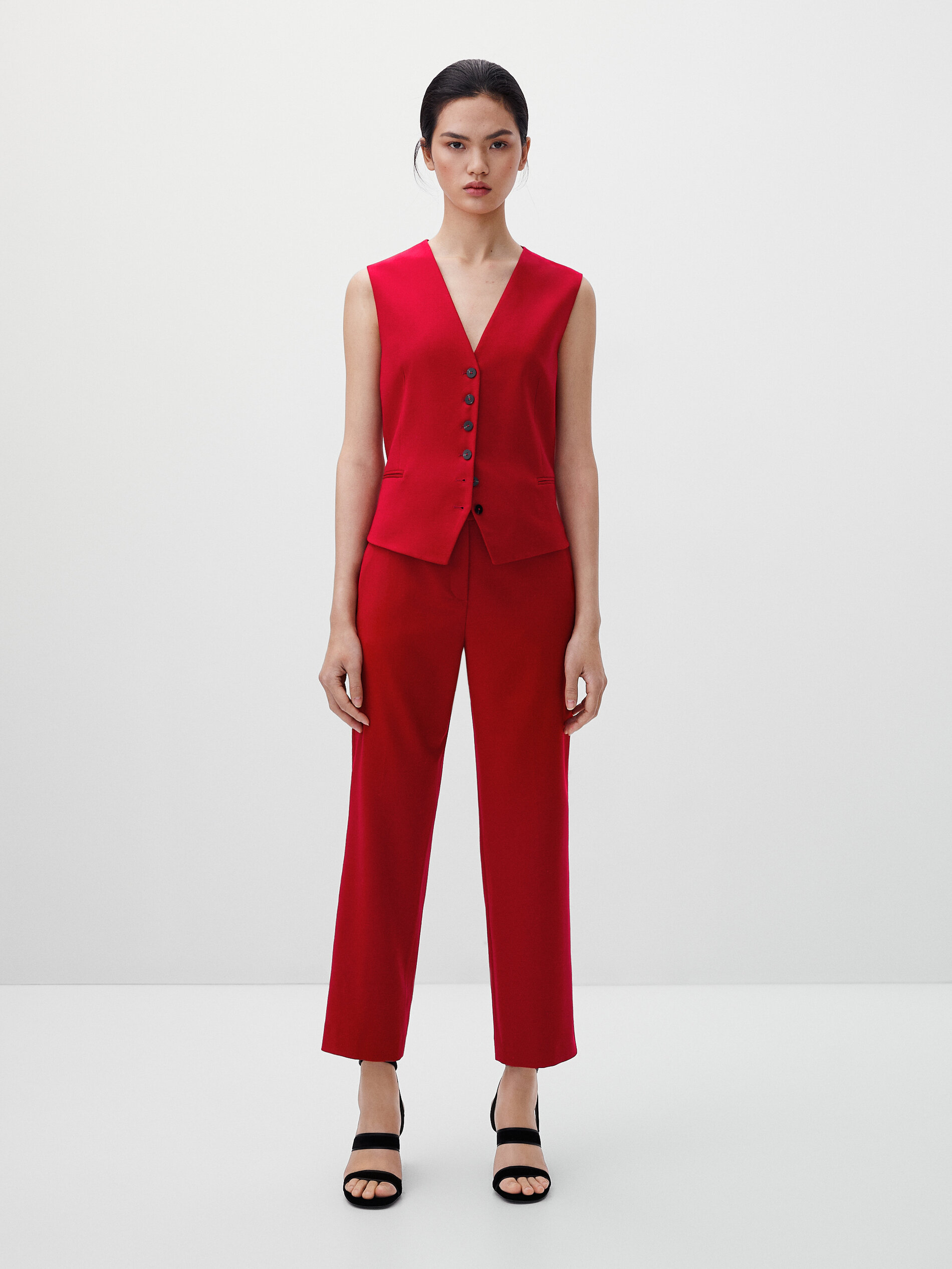 Chaleco traje massimo dutti