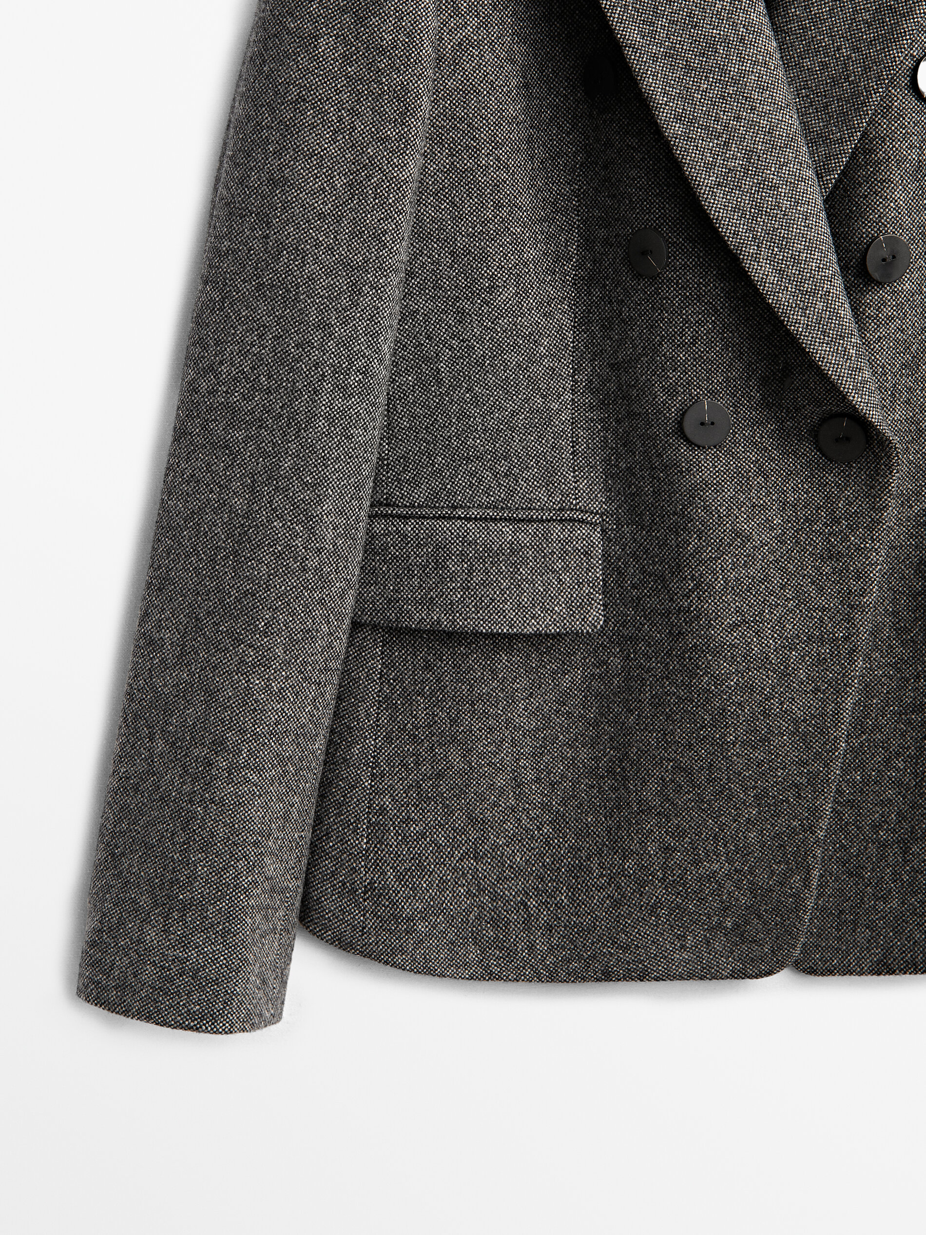 massimo dutti tweed jacket