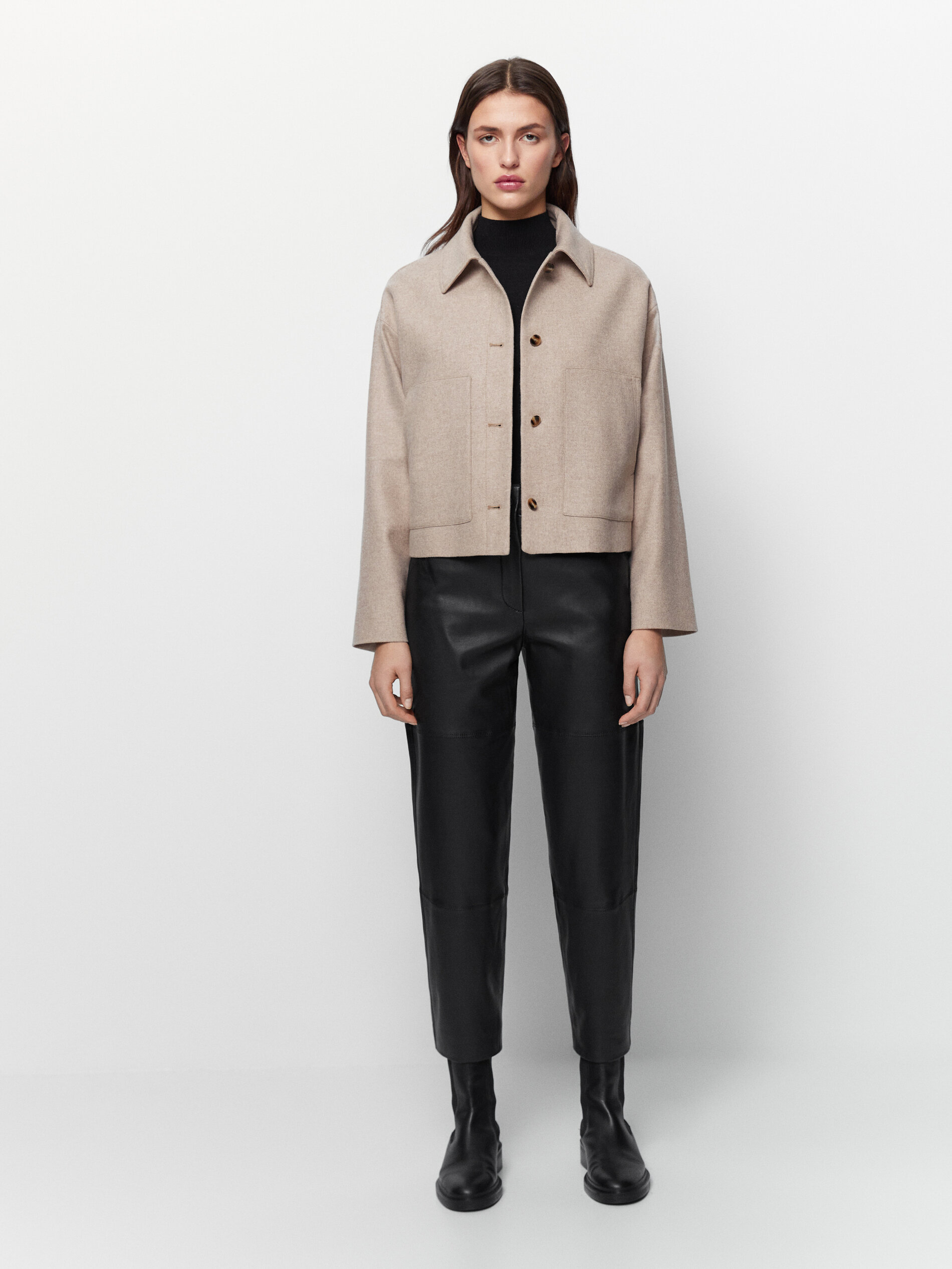 massimo dutti wool jacket