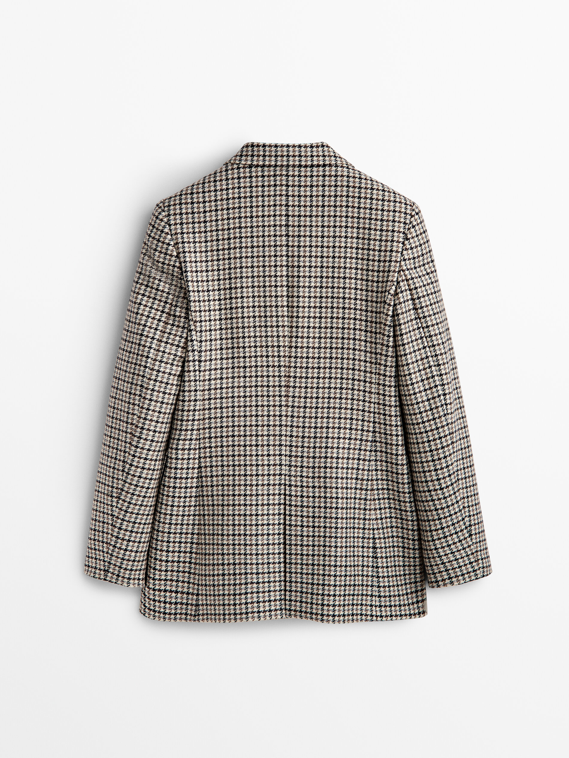 houndstooth check jacket
