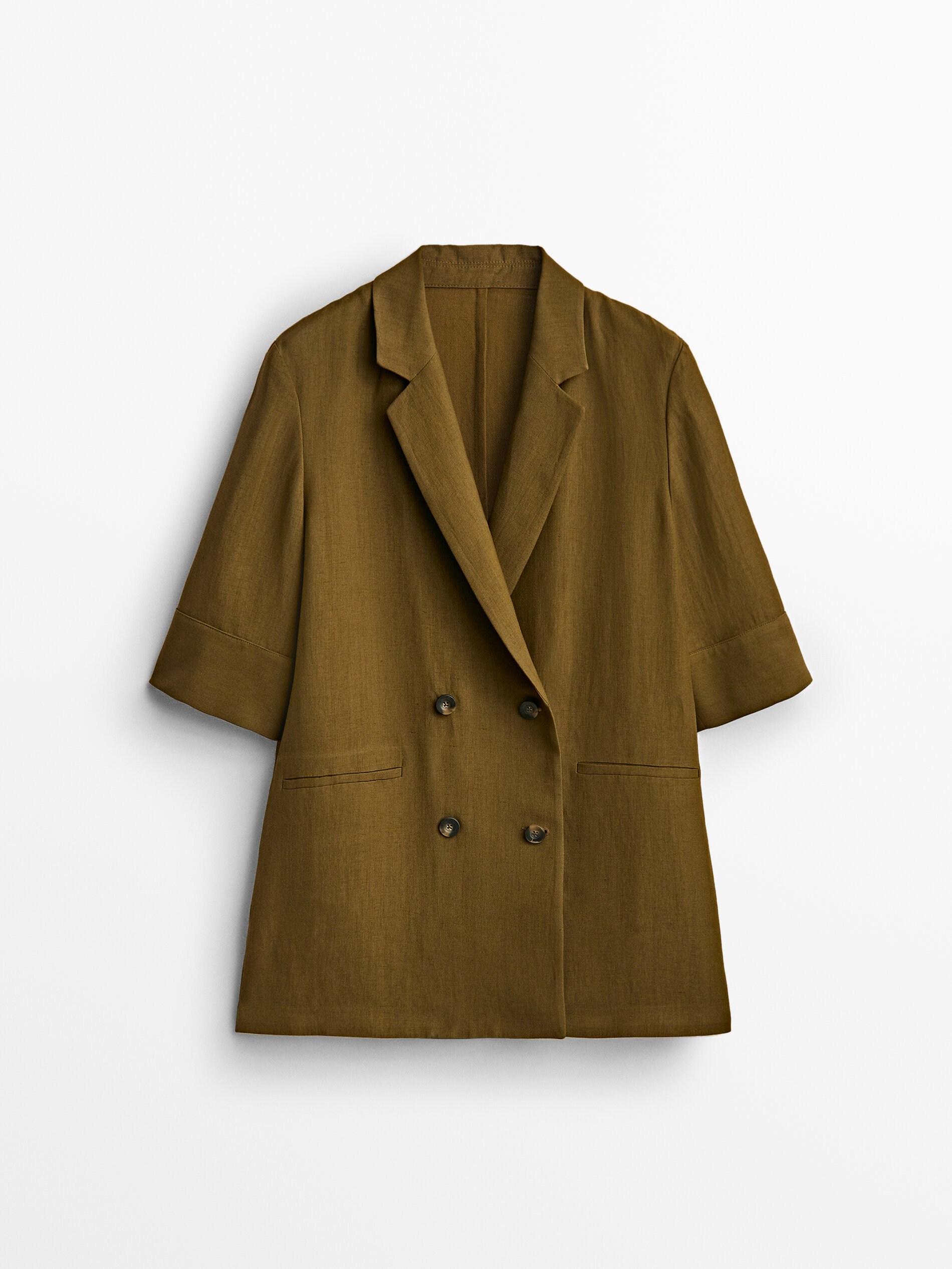 Short sleeve blazer - Massimo Dutti 
