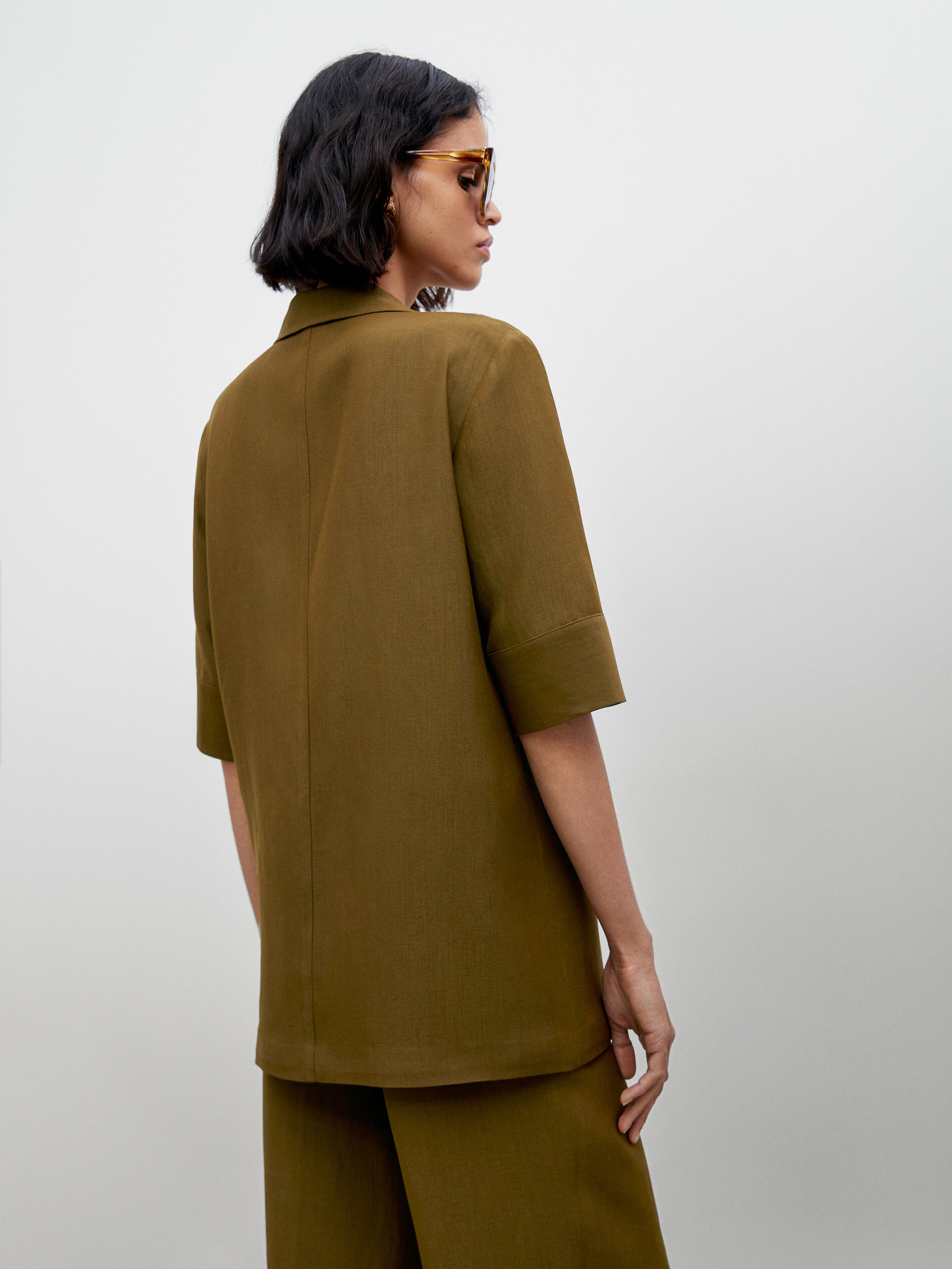 Short sleeve blazer - Massimo Dutti Israel