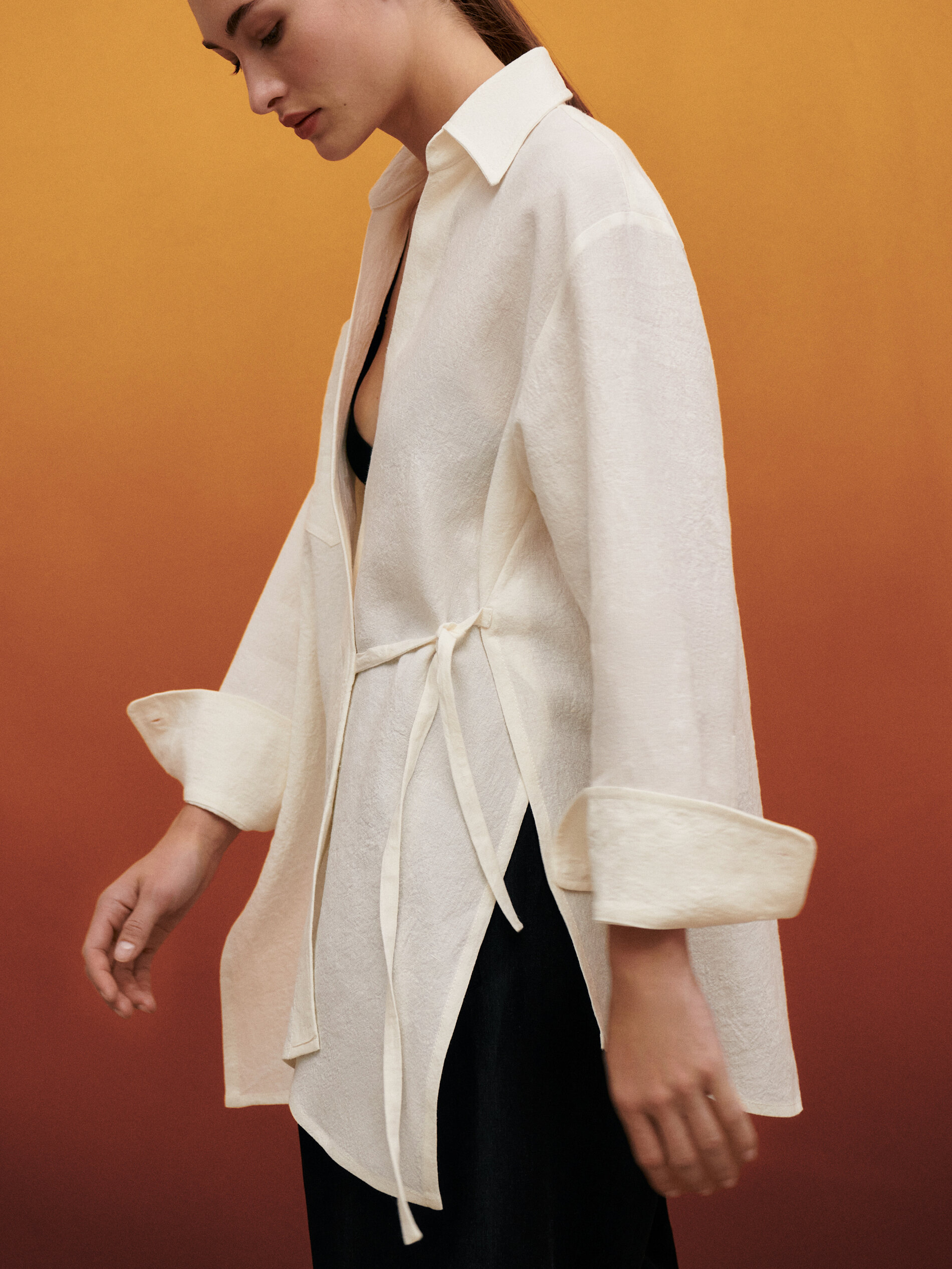 winterjas massimo dutti dames