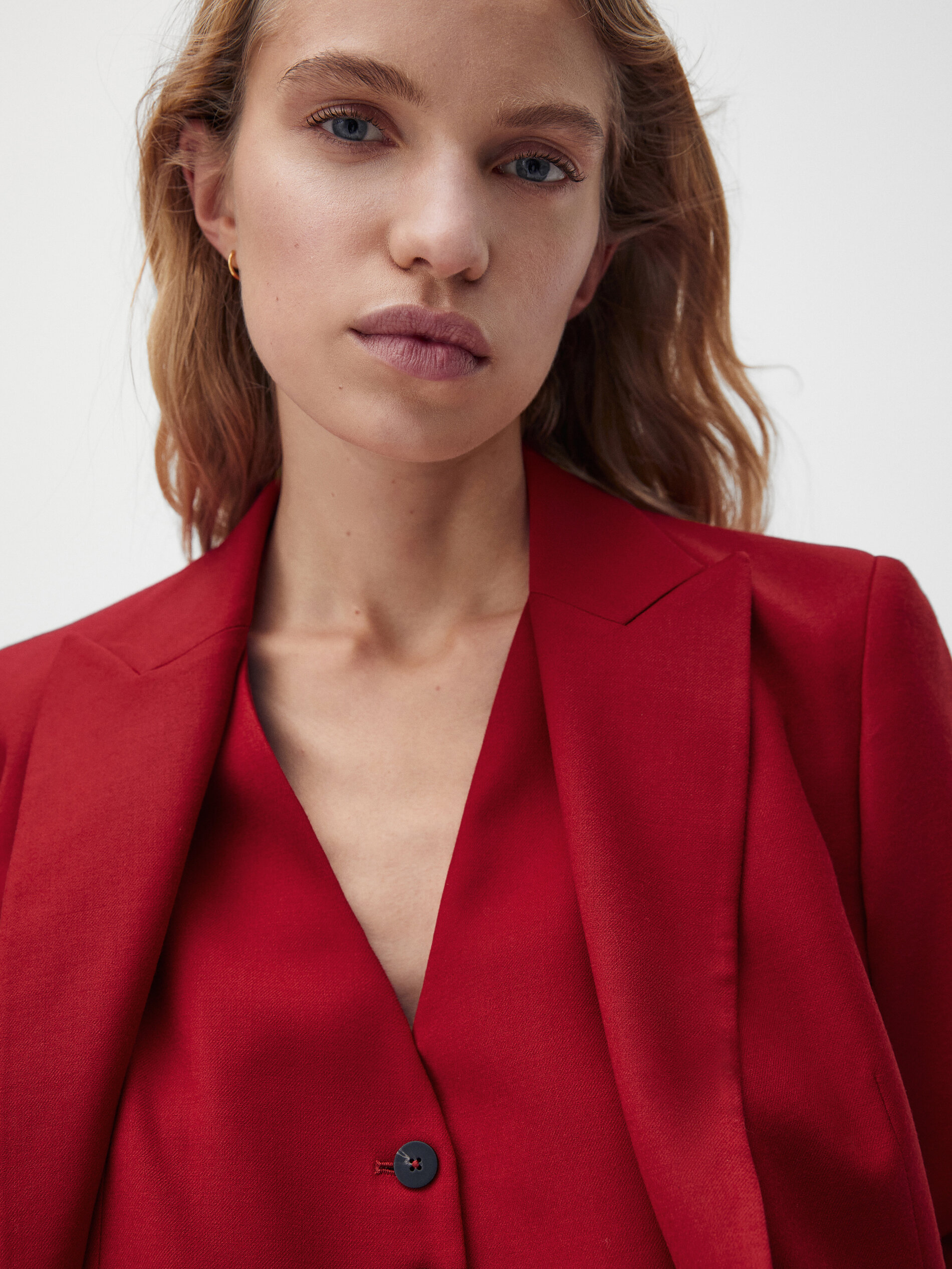 massimo dutti red jacket