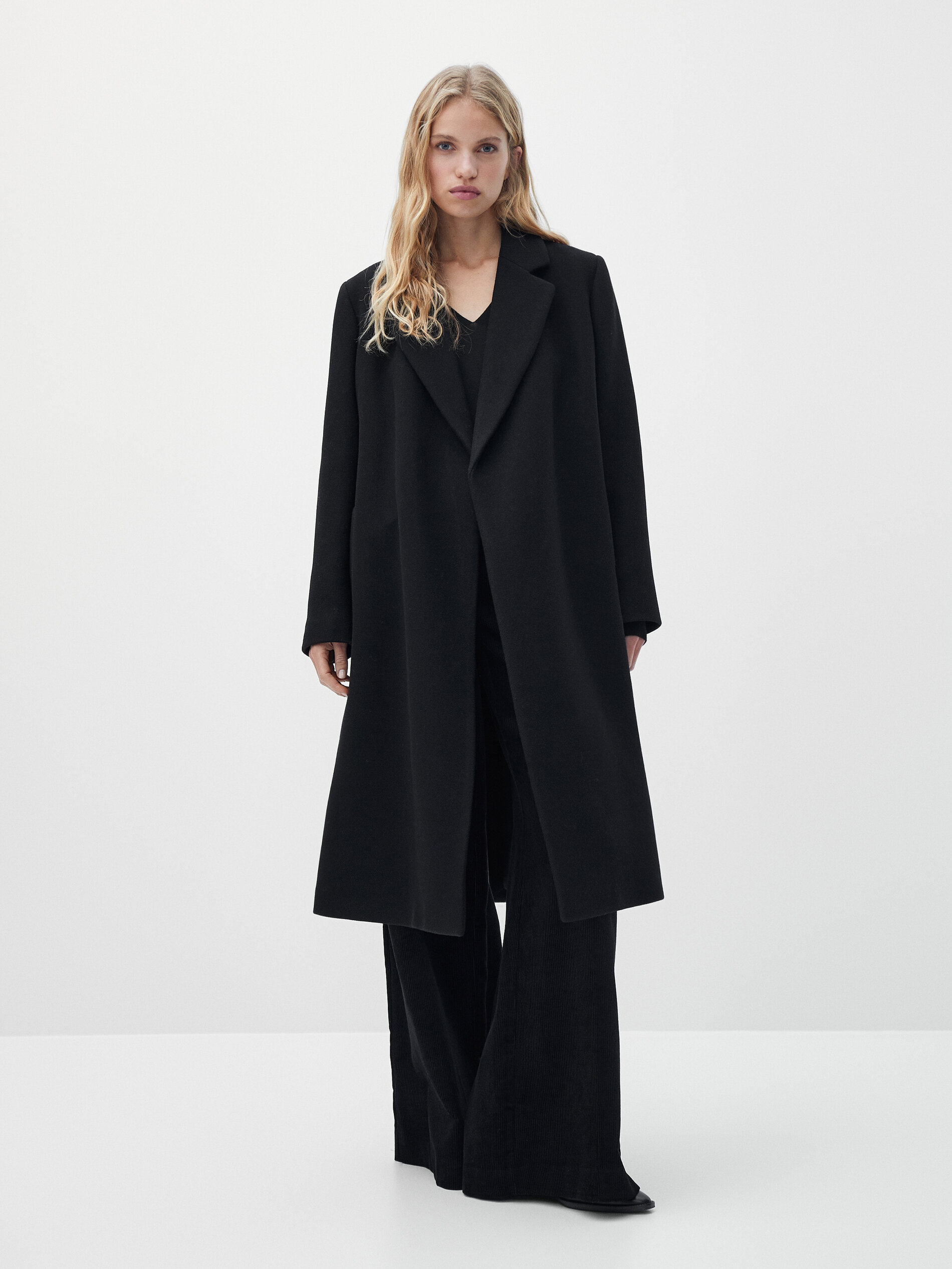 long black coat