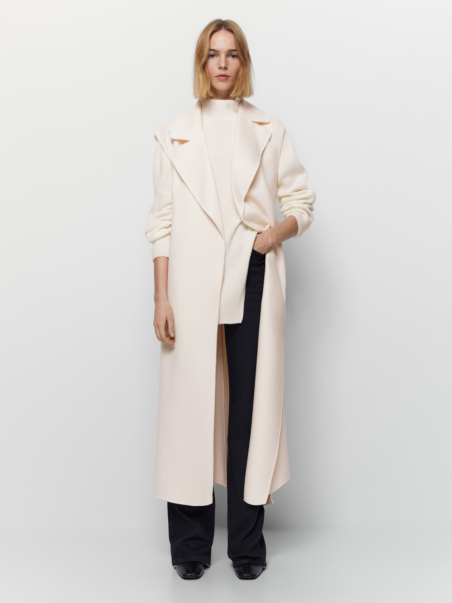 massimo dutti sleeveless jacket