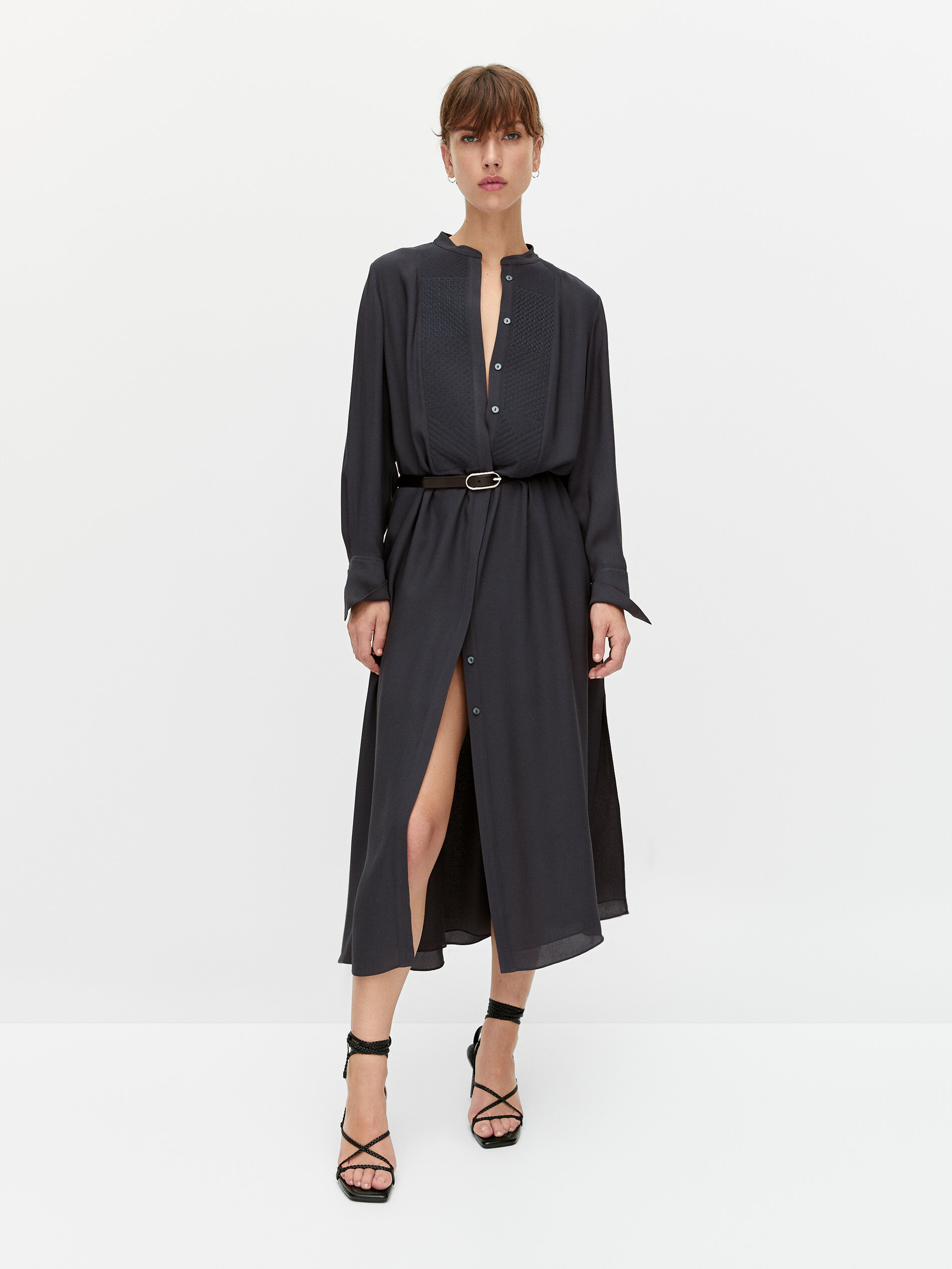 massimo dutti robe noire