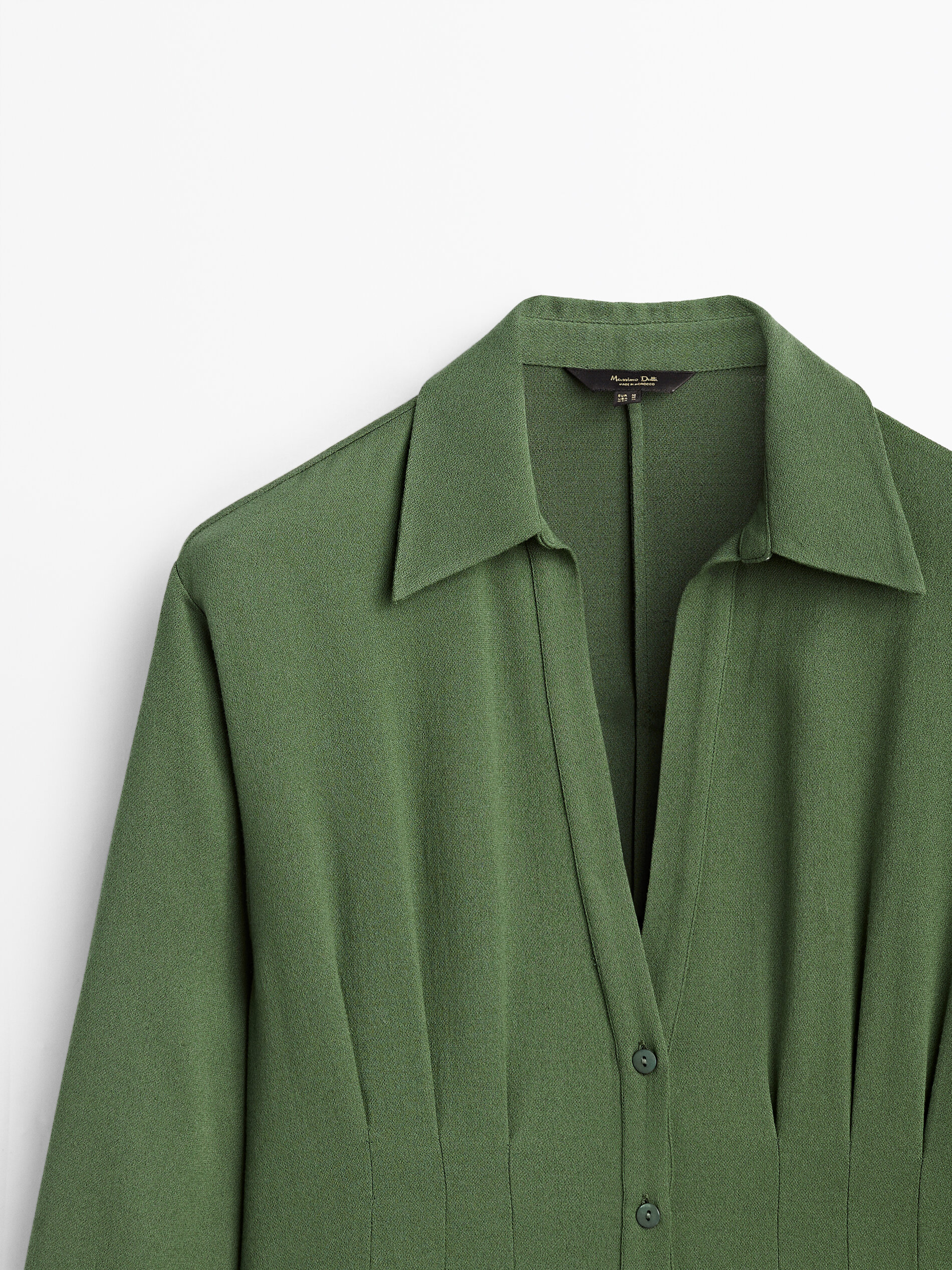 Tailored waist shirt dress - Massimo 