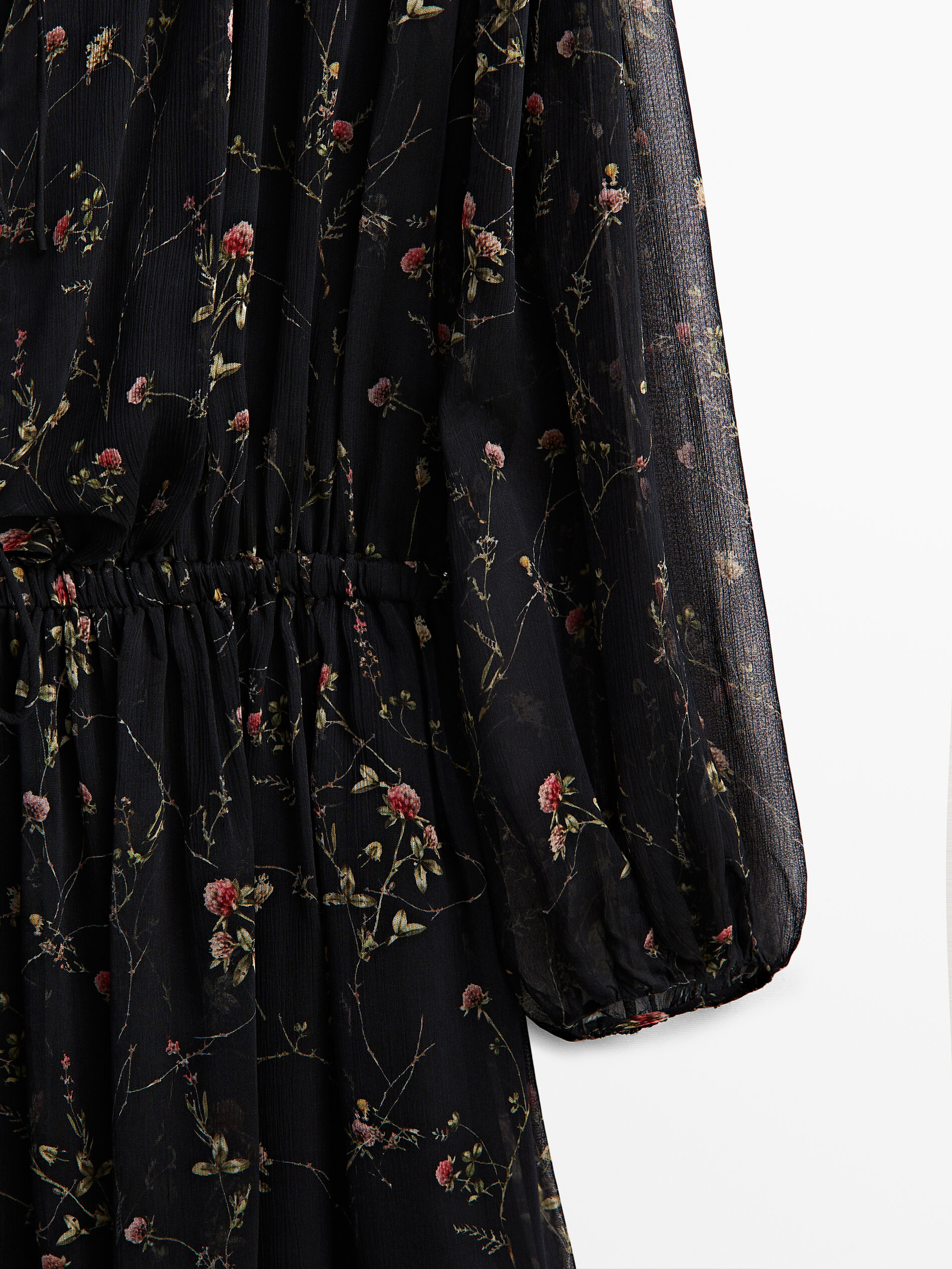 Short floral print dress