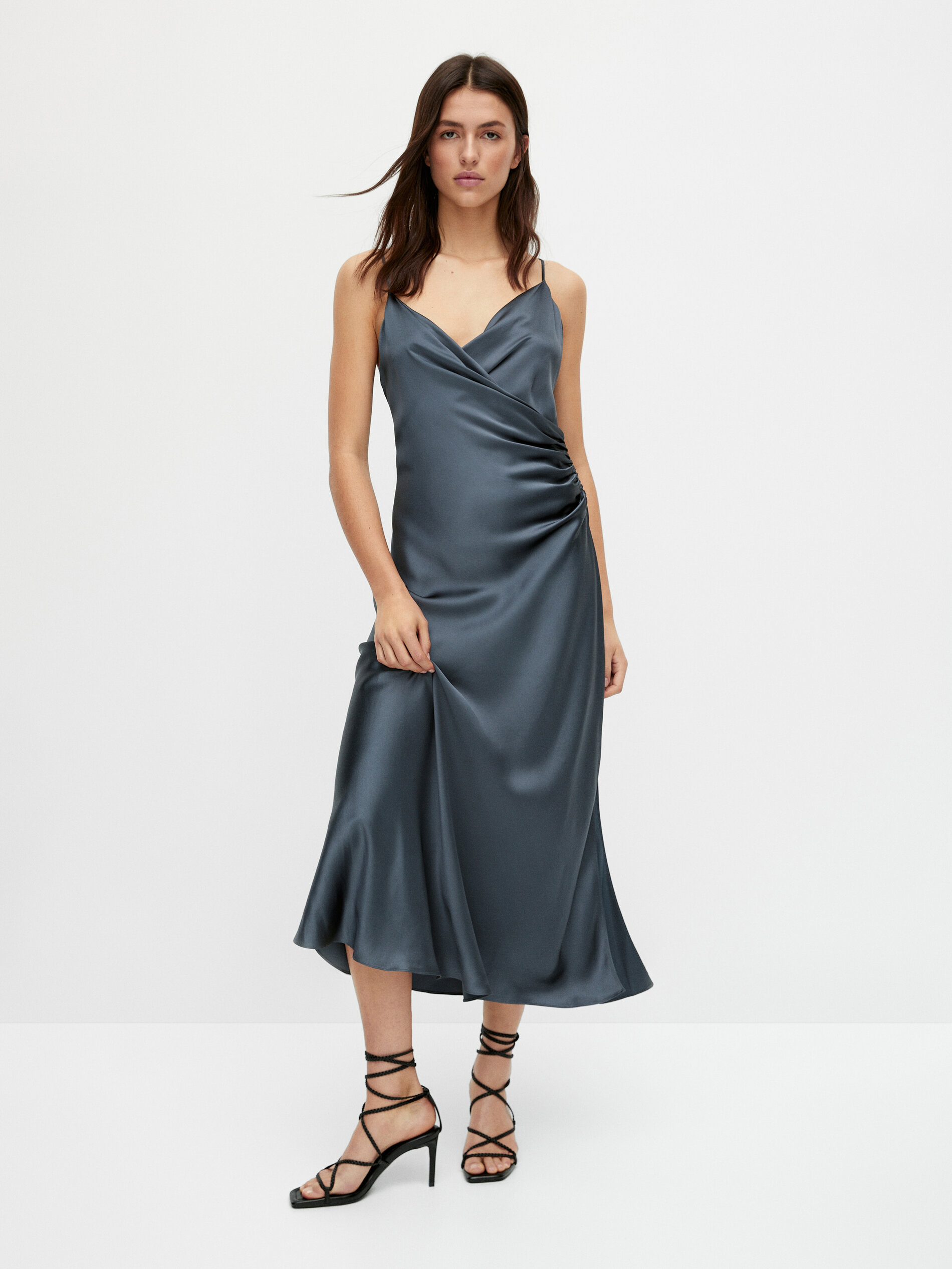 camisole satin dress