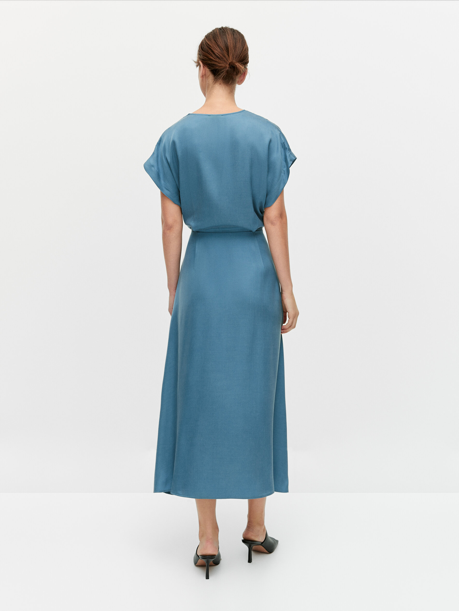 すぐったレディース福袋 6647 739 Dutti ワンピース Massimo Dress Wrap Cupro Dutti New Long Massimo ワンピース オールインワン