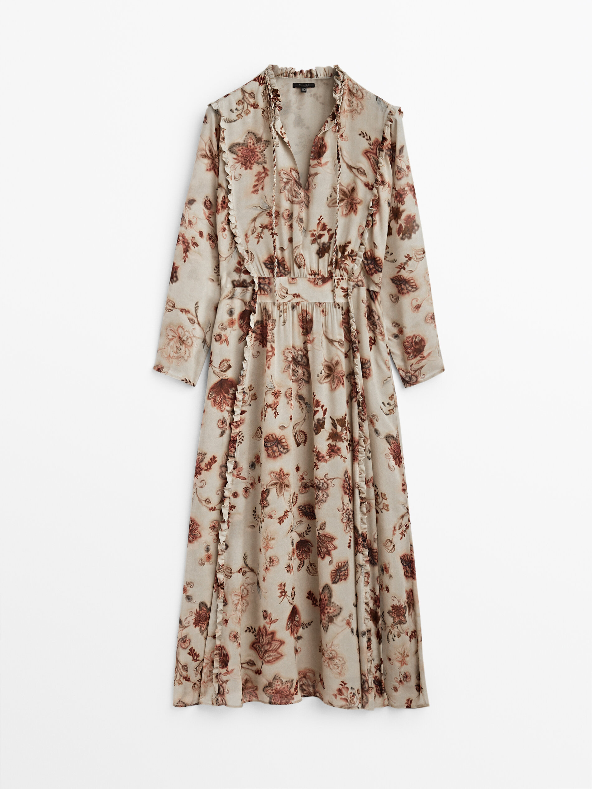 robe longue massimo dutti