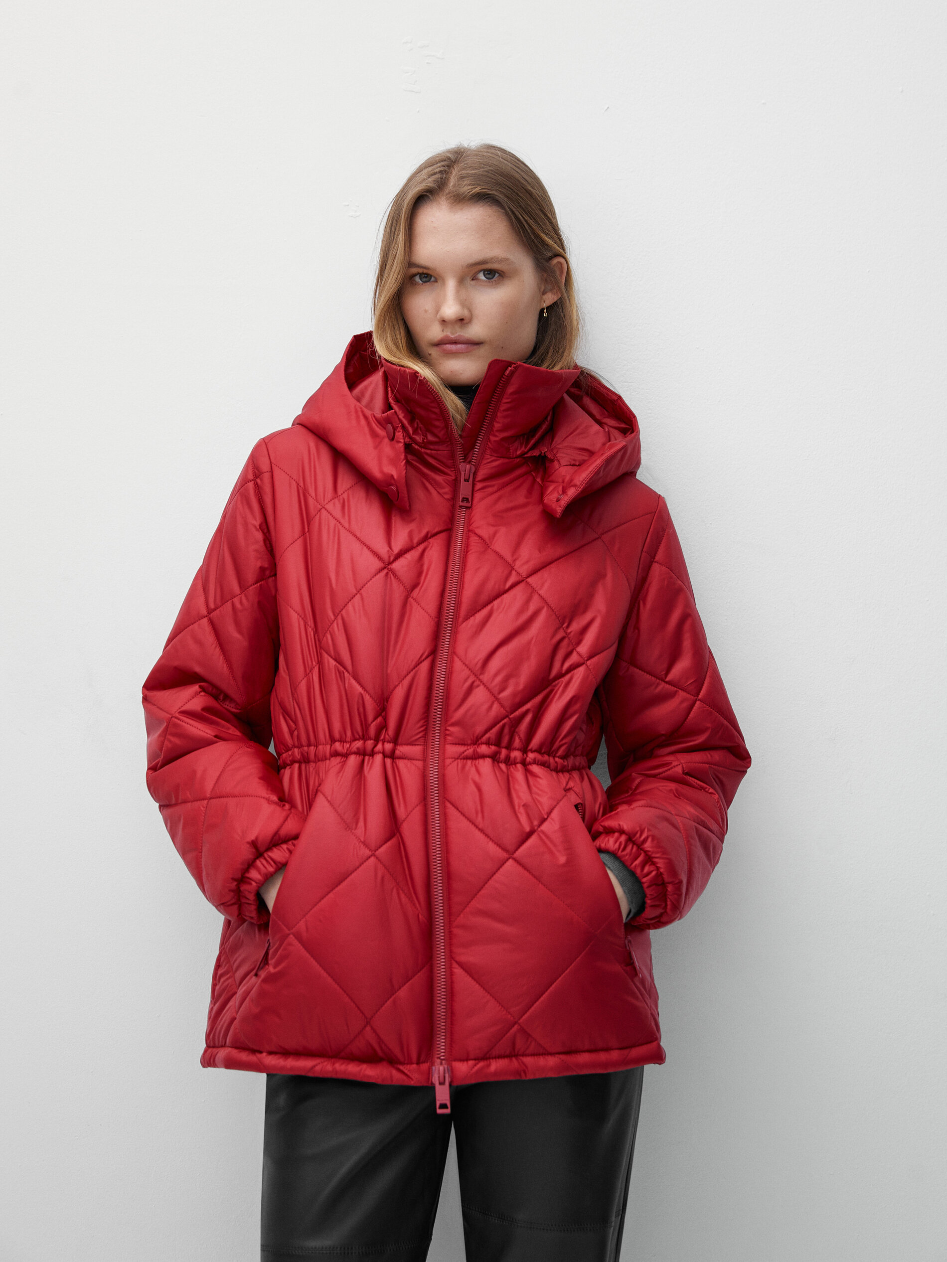 down jacket massimo dutti