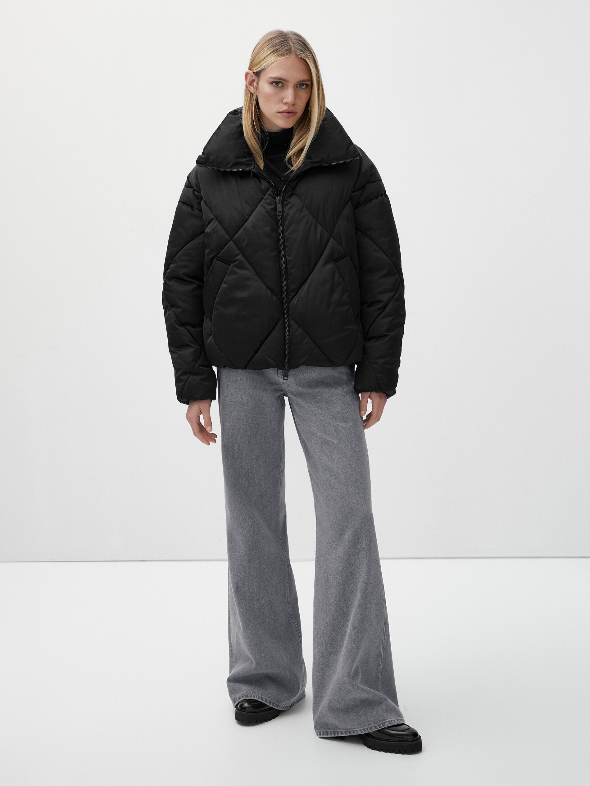 down jacket massimo dutti