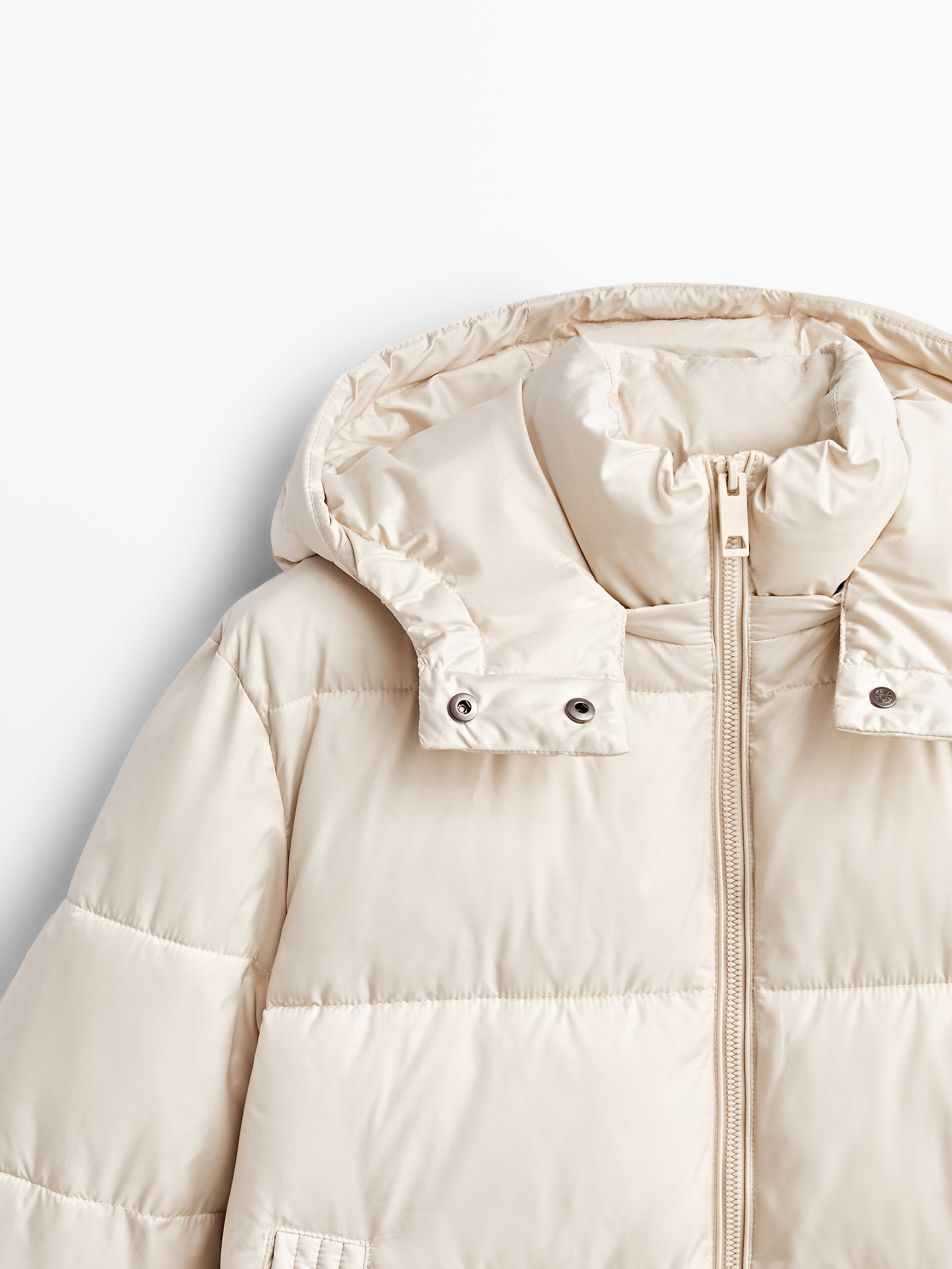 CAZADORA ACOLCHADA WATER REPELLENT - Visón | ZARA España