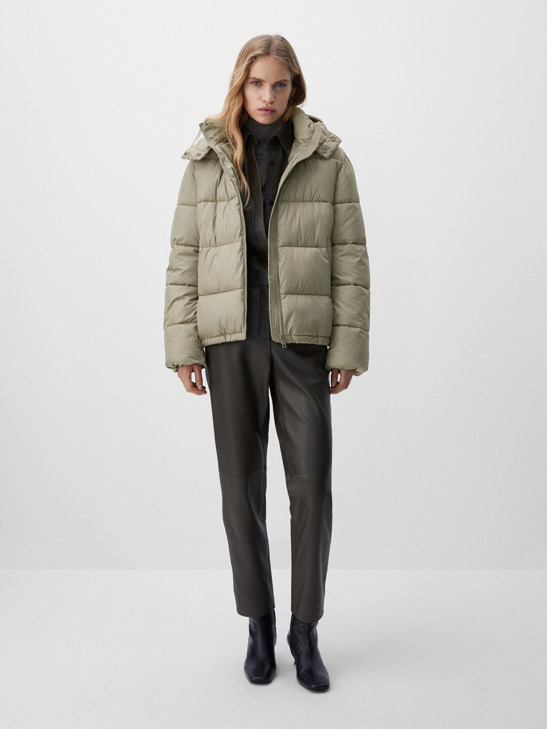 massimo dutti reversible puffer jacket