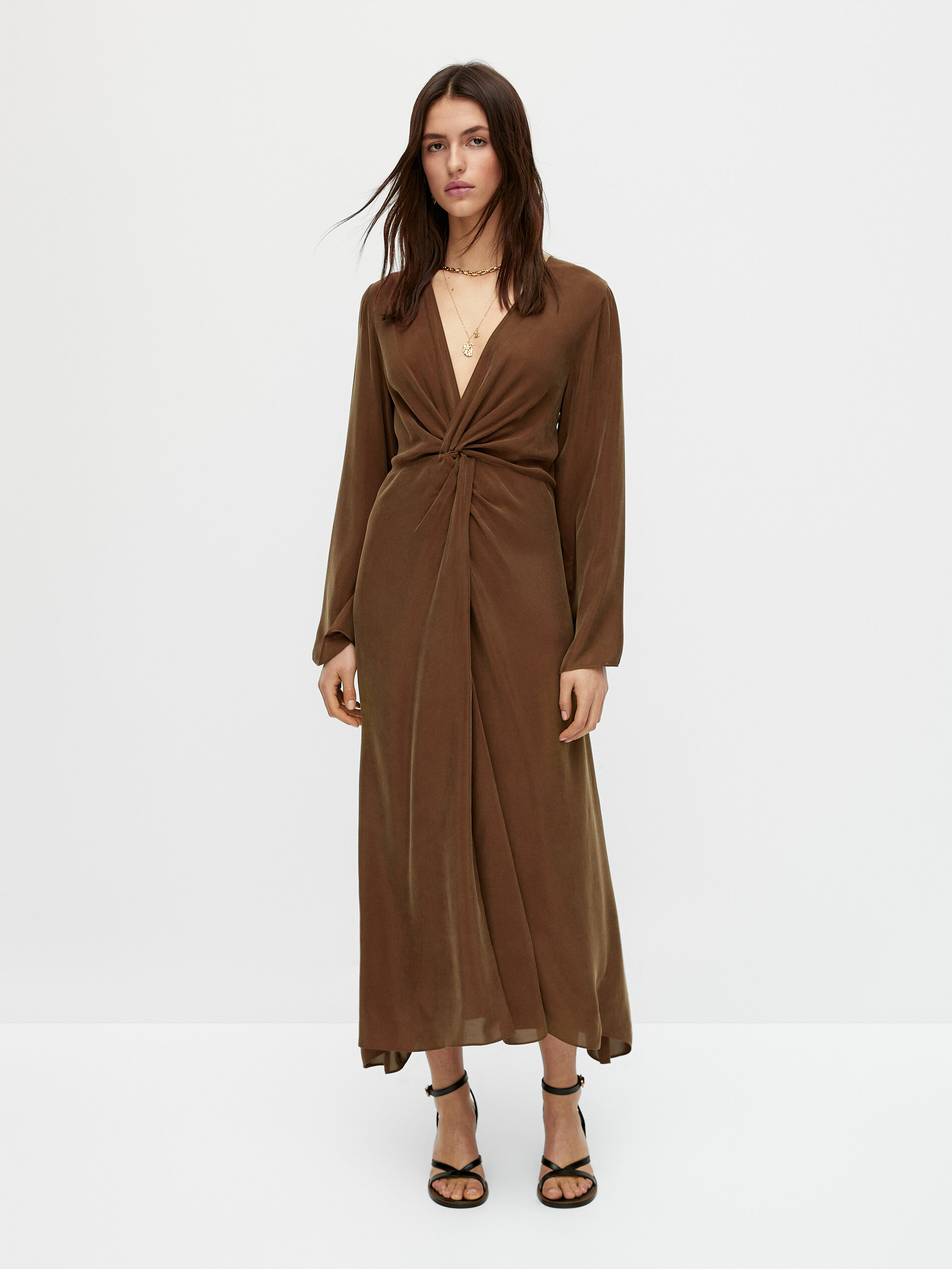robe longue massimo dutti