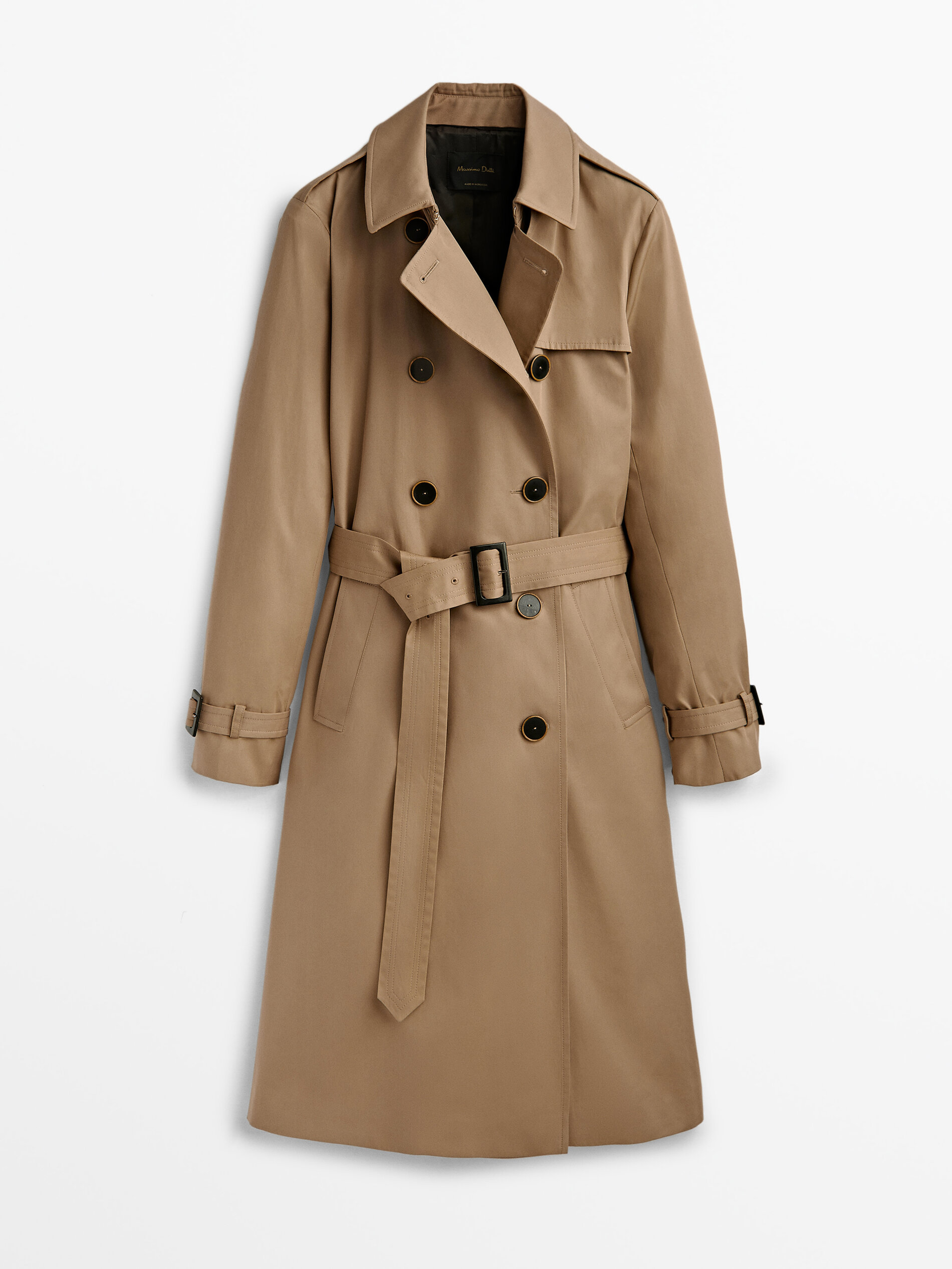 Gabardina clásica algodón - Massimo Dutti España