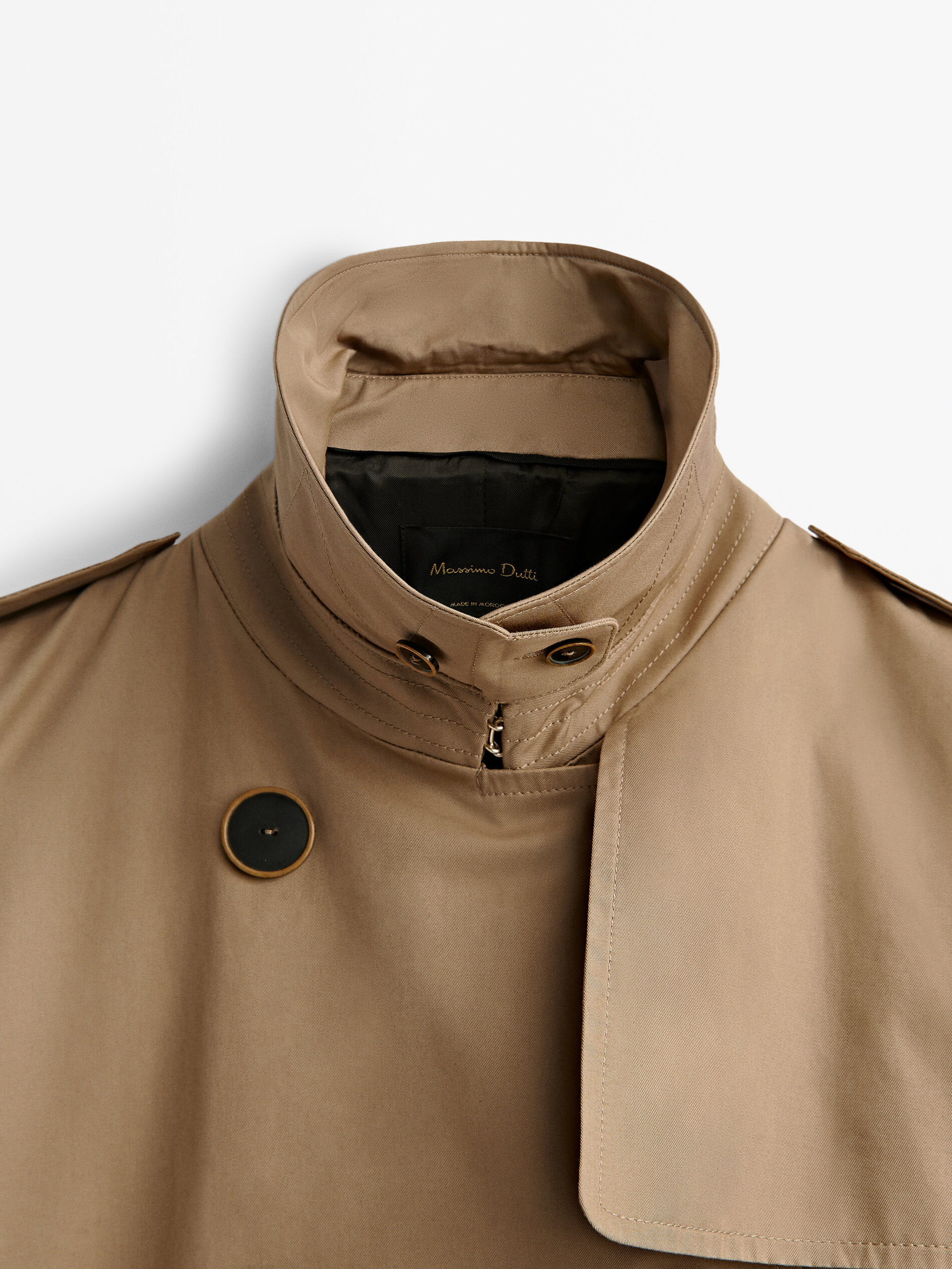 null´s Classic cotton trench coat Massimo Dutti United States of 