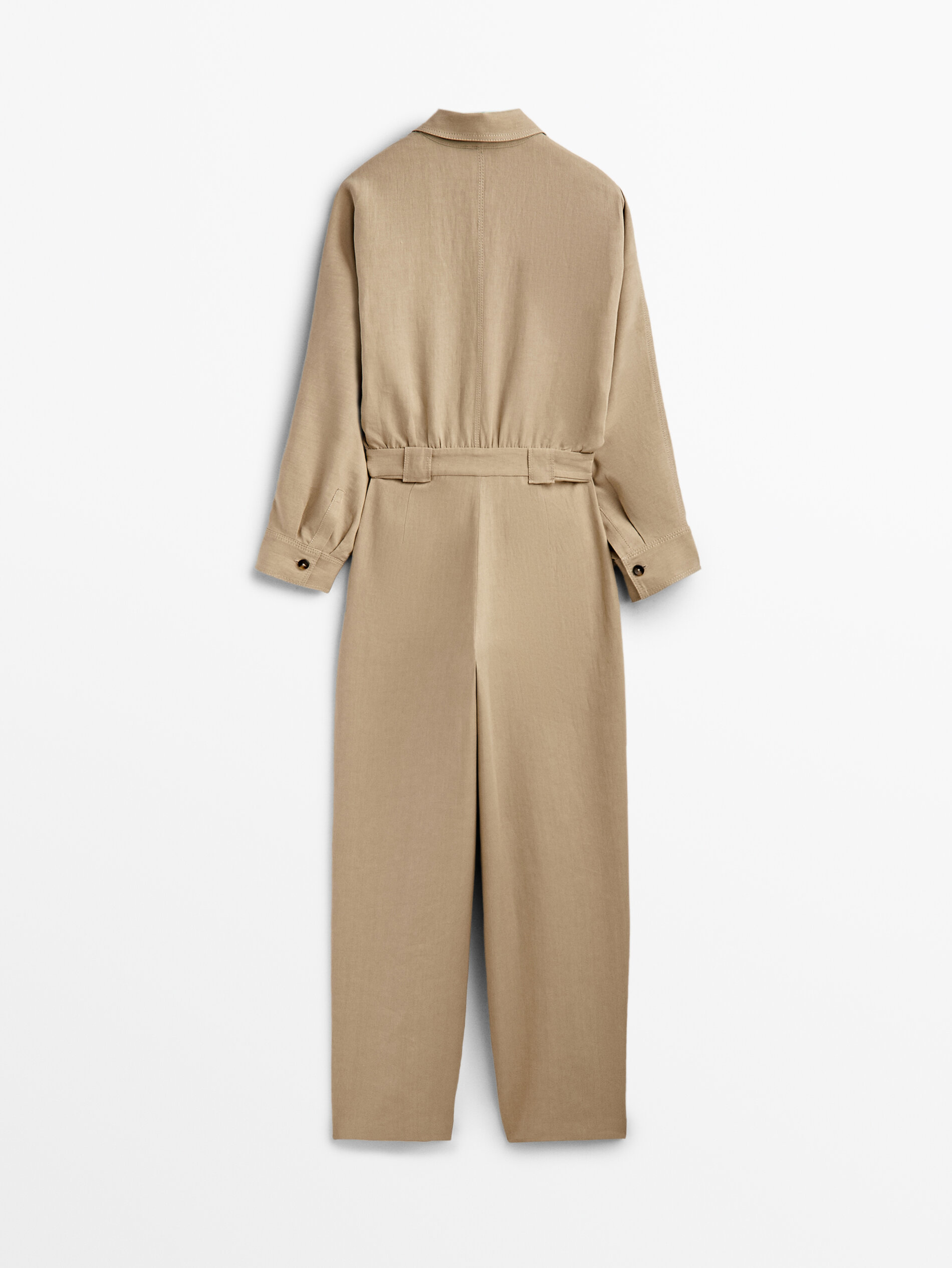 Mono largo 100% lino - Massimo Dutti España