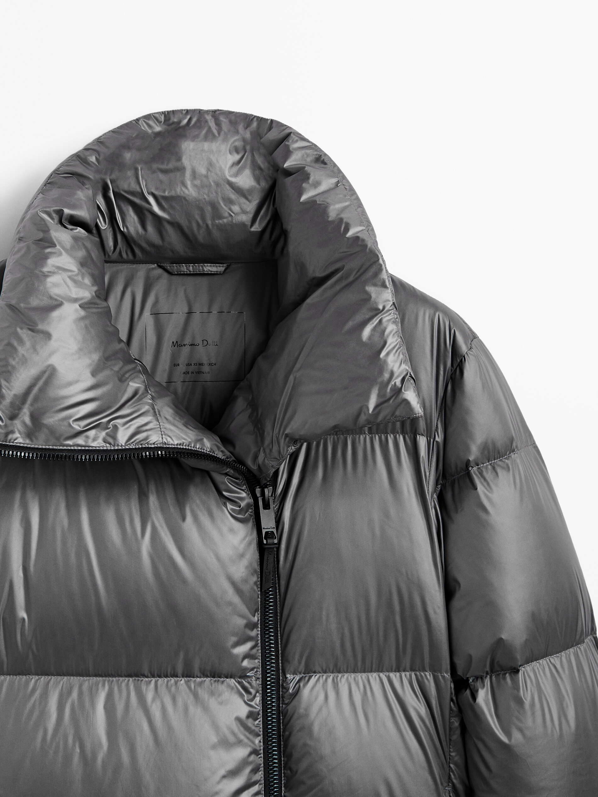 puffer jacket massimo dutti