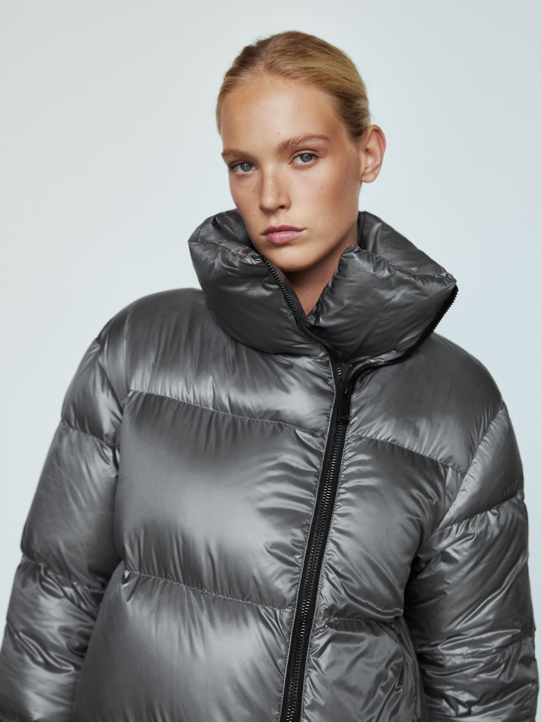 Quilted puffer jacket Massimo Dutti 