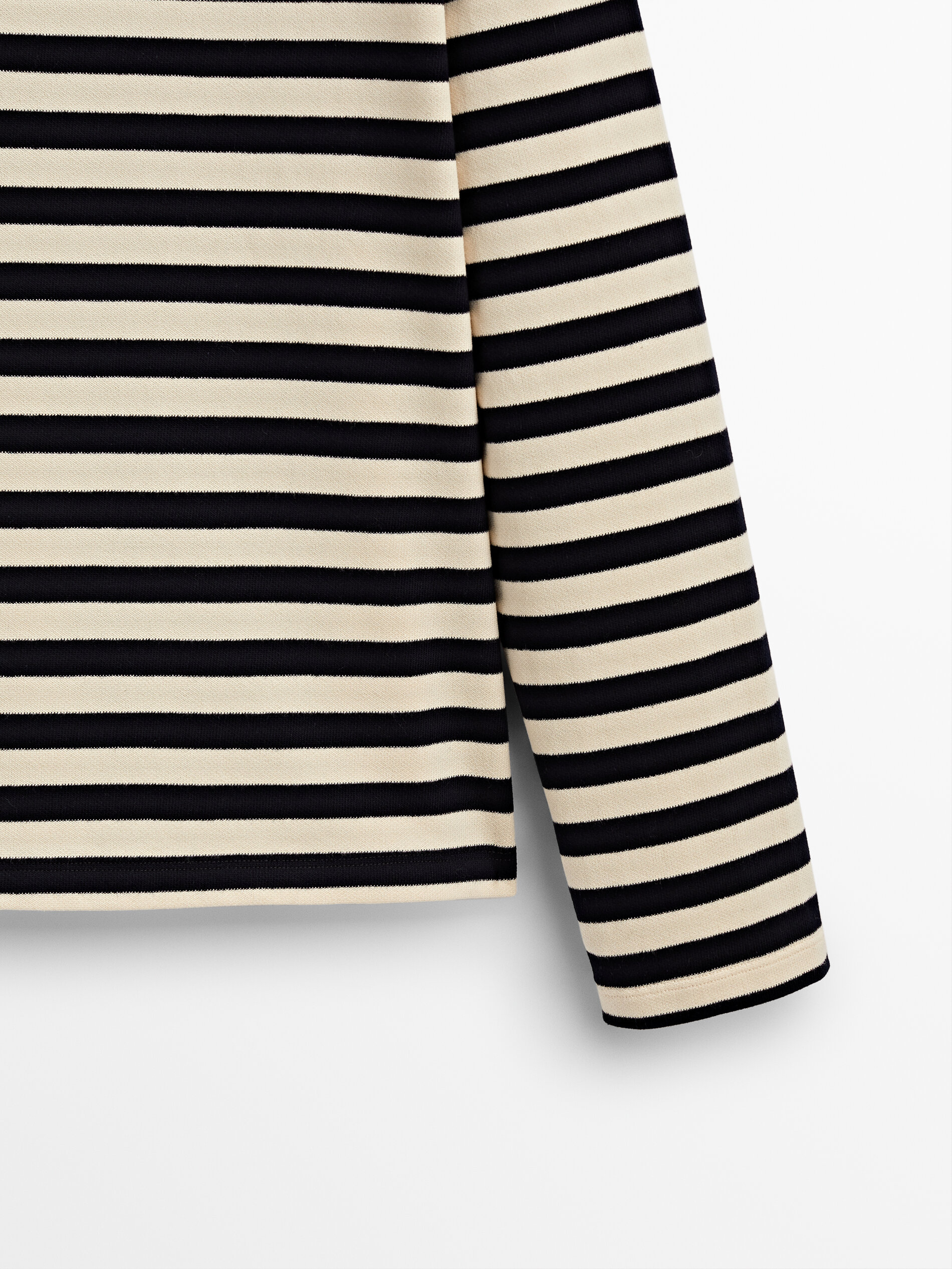Sudadera rayas algodón - Massimo Dutti España