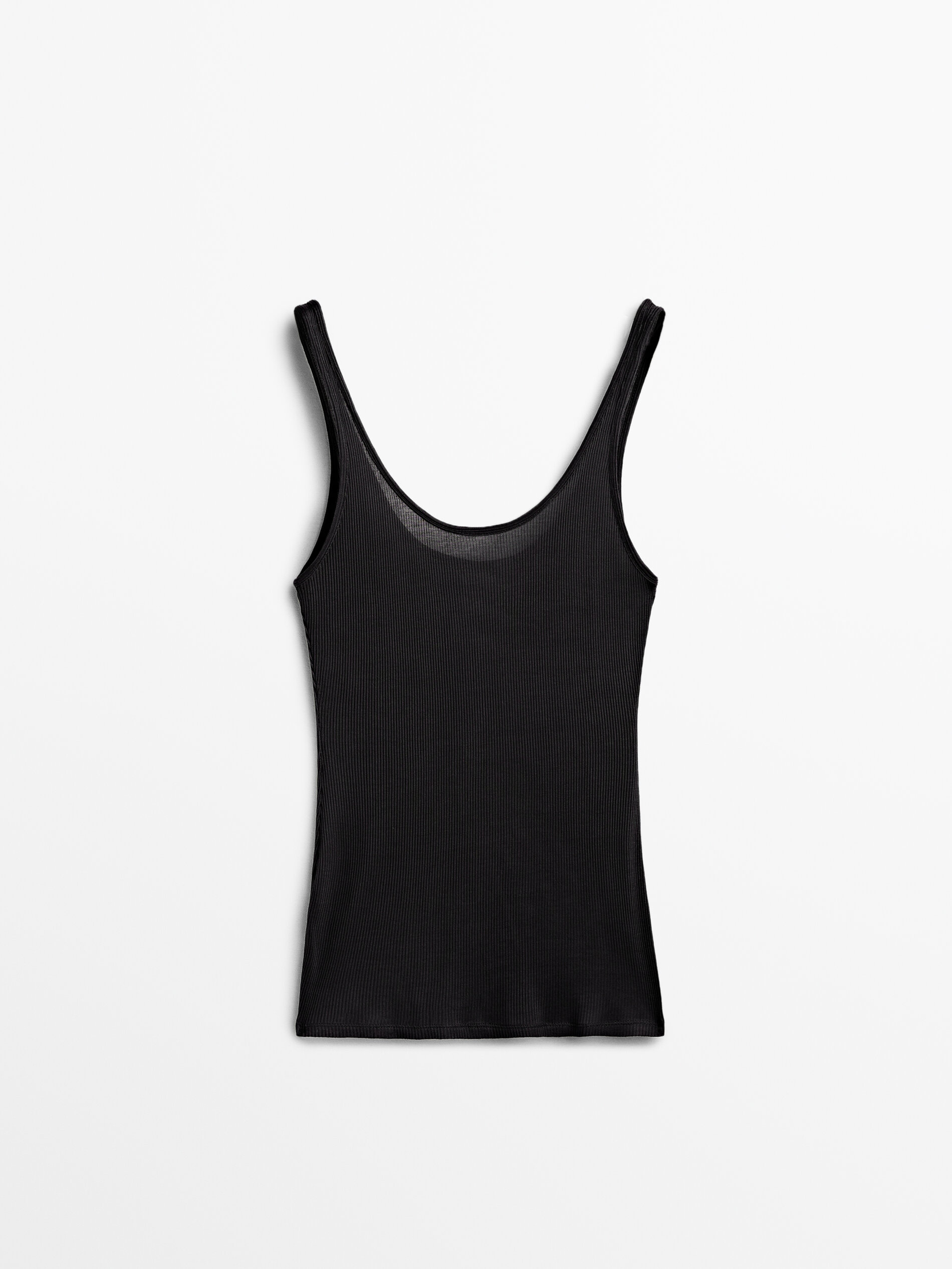 women's ribbed vest top uk