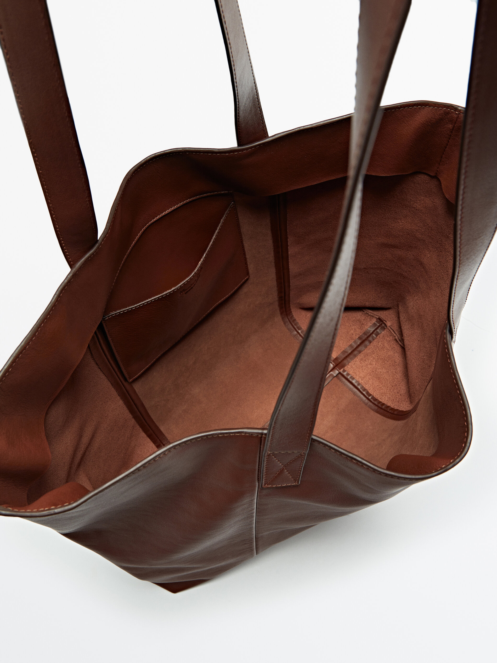 massimo dutti backpack leather