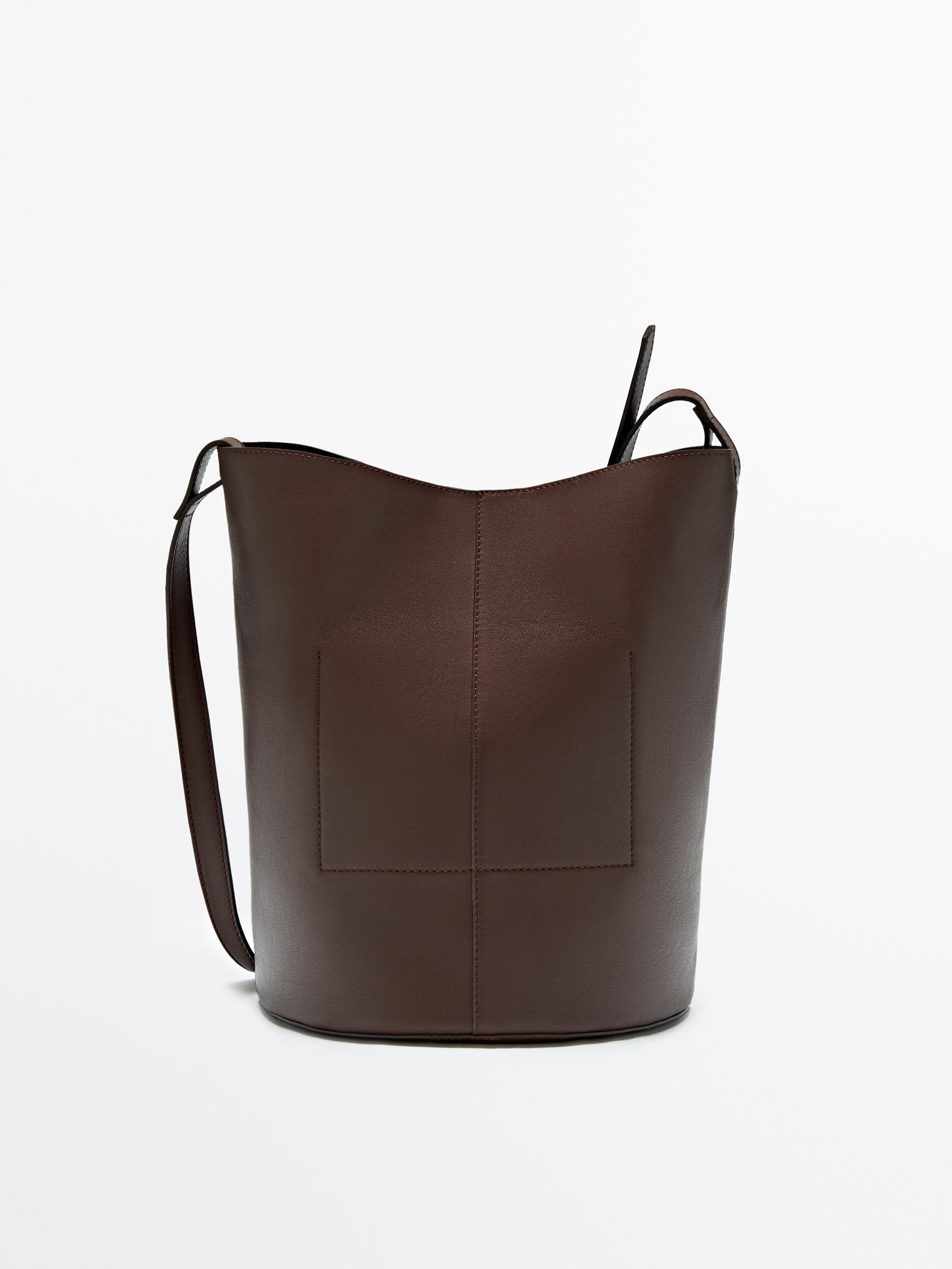 Bolso saco piel napa - Massimo Dutti España