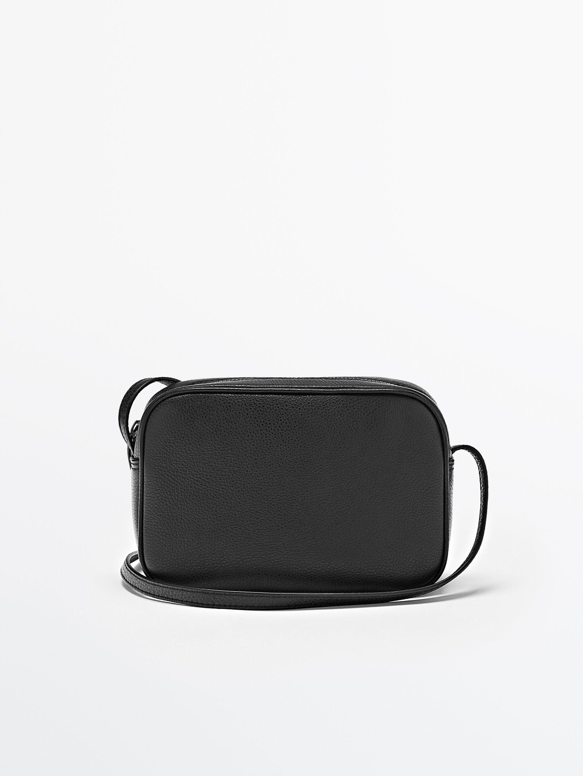 Bolso bandolera piel - Massimo Dutti España